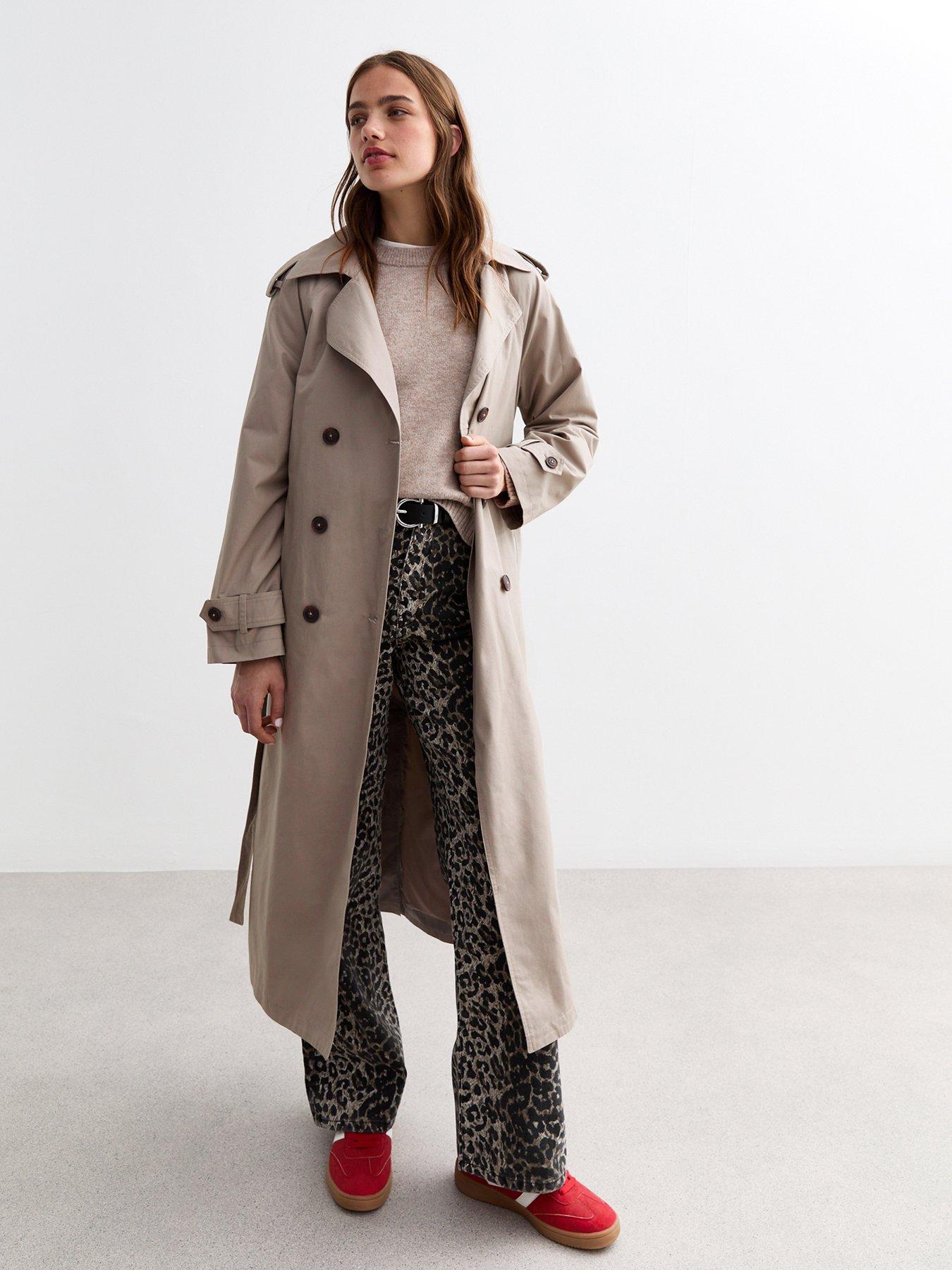 new-look-grey-double-breasted-lined-cotton-trench-coatfront