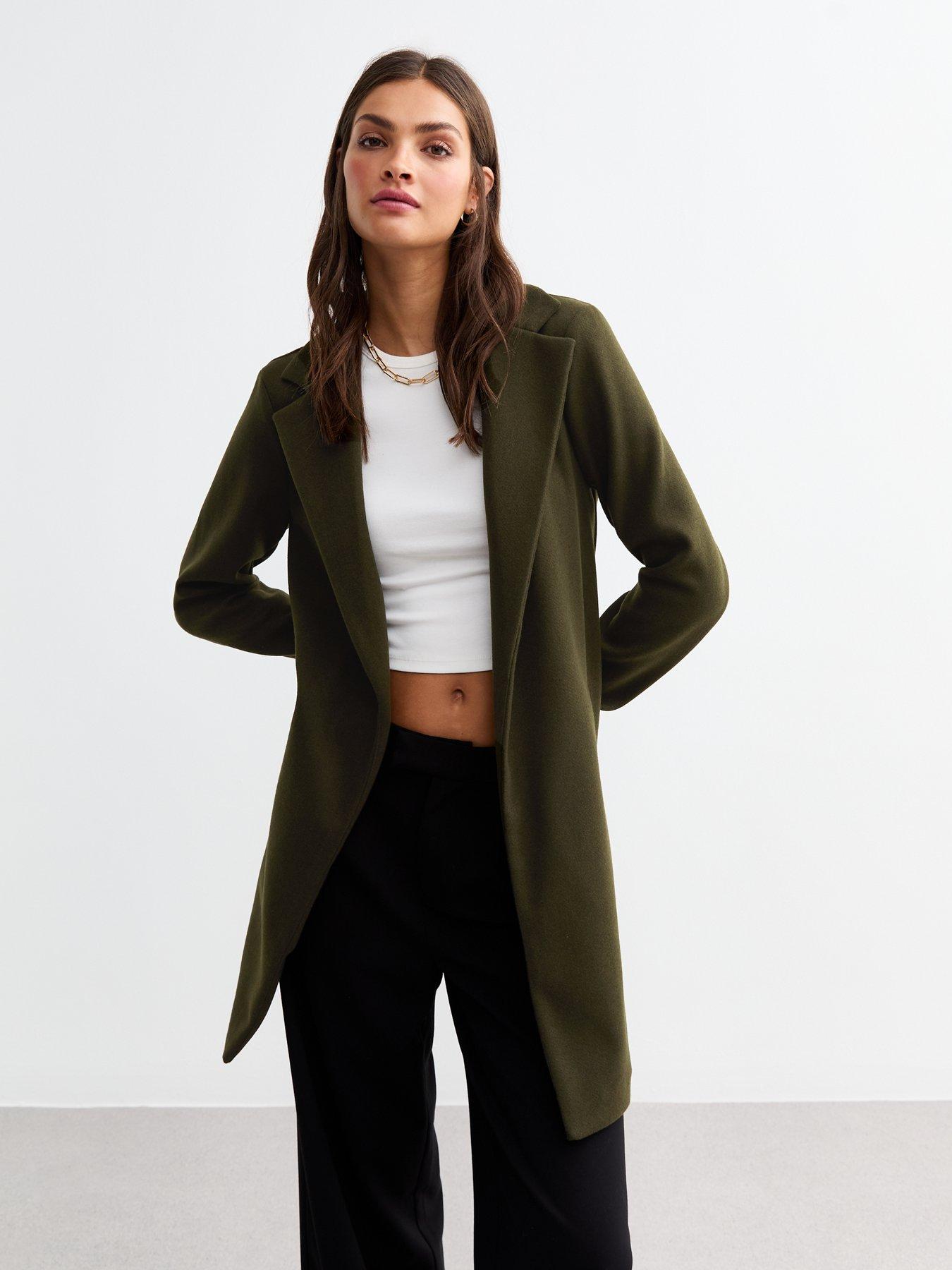 new-look-khaki-unlined-tailored-coat