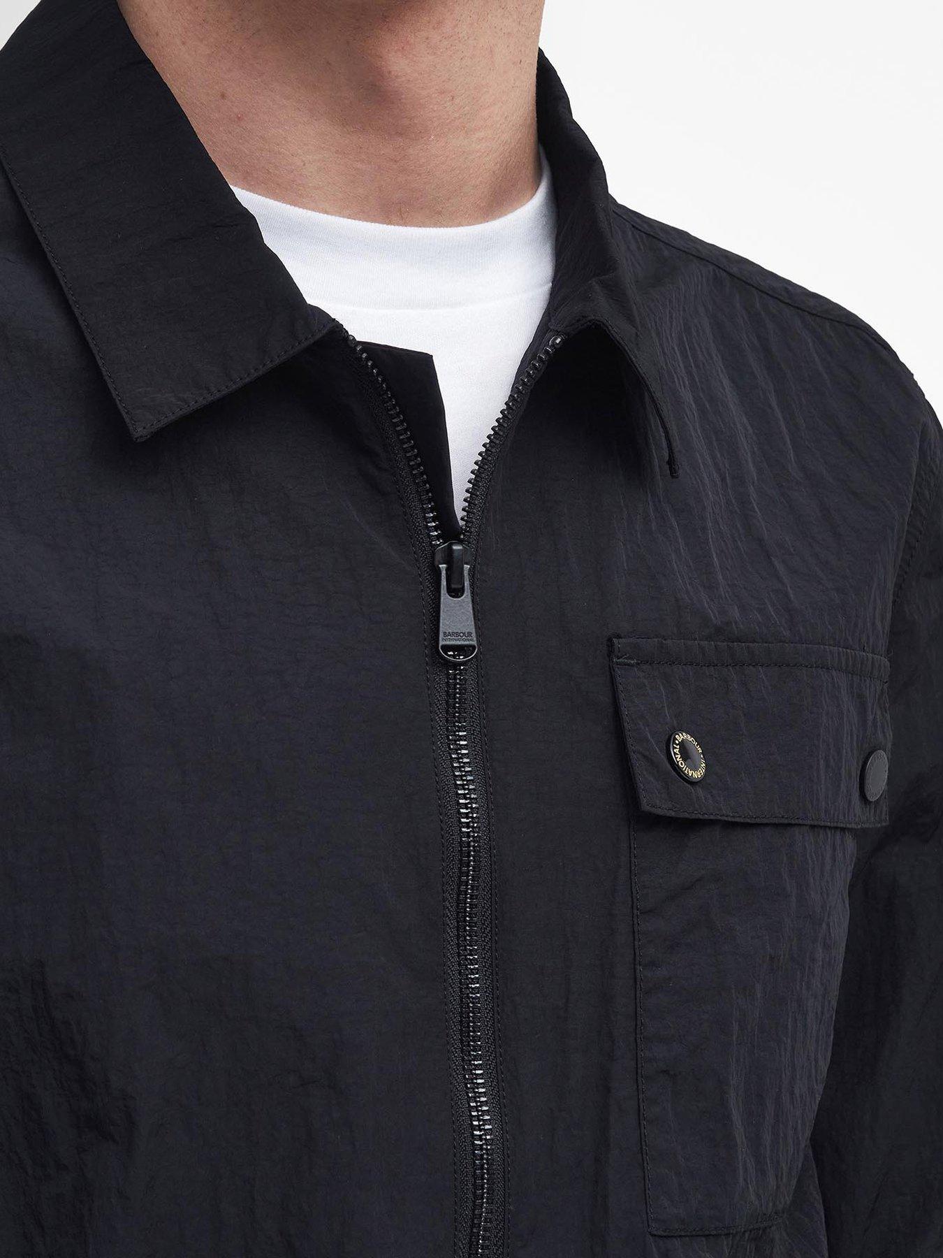 barbour-international-inline-nylon-zip-pocket-overshirt-blackdetail