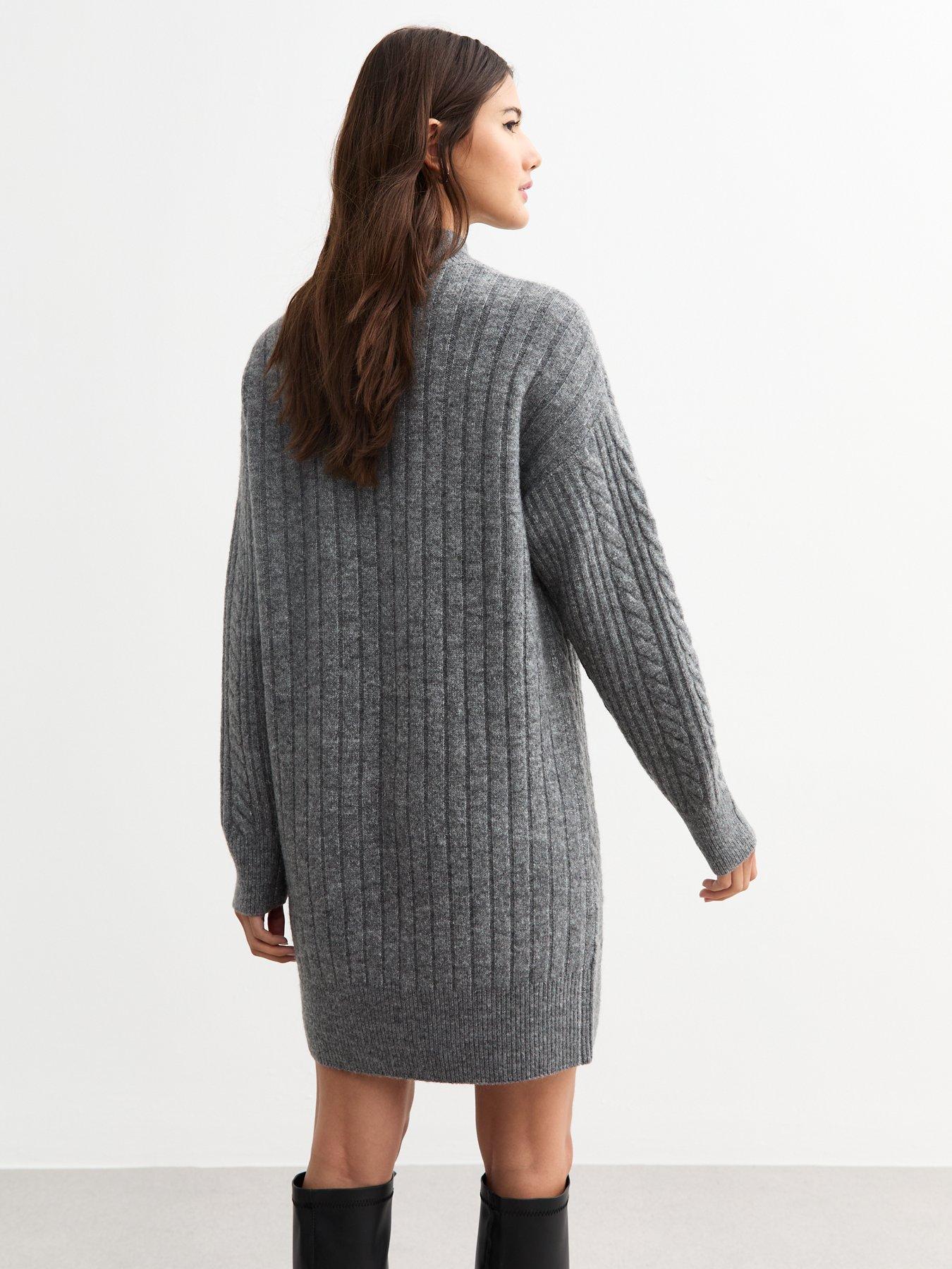 new-look-cable-knit-mini-dress-greystillFront