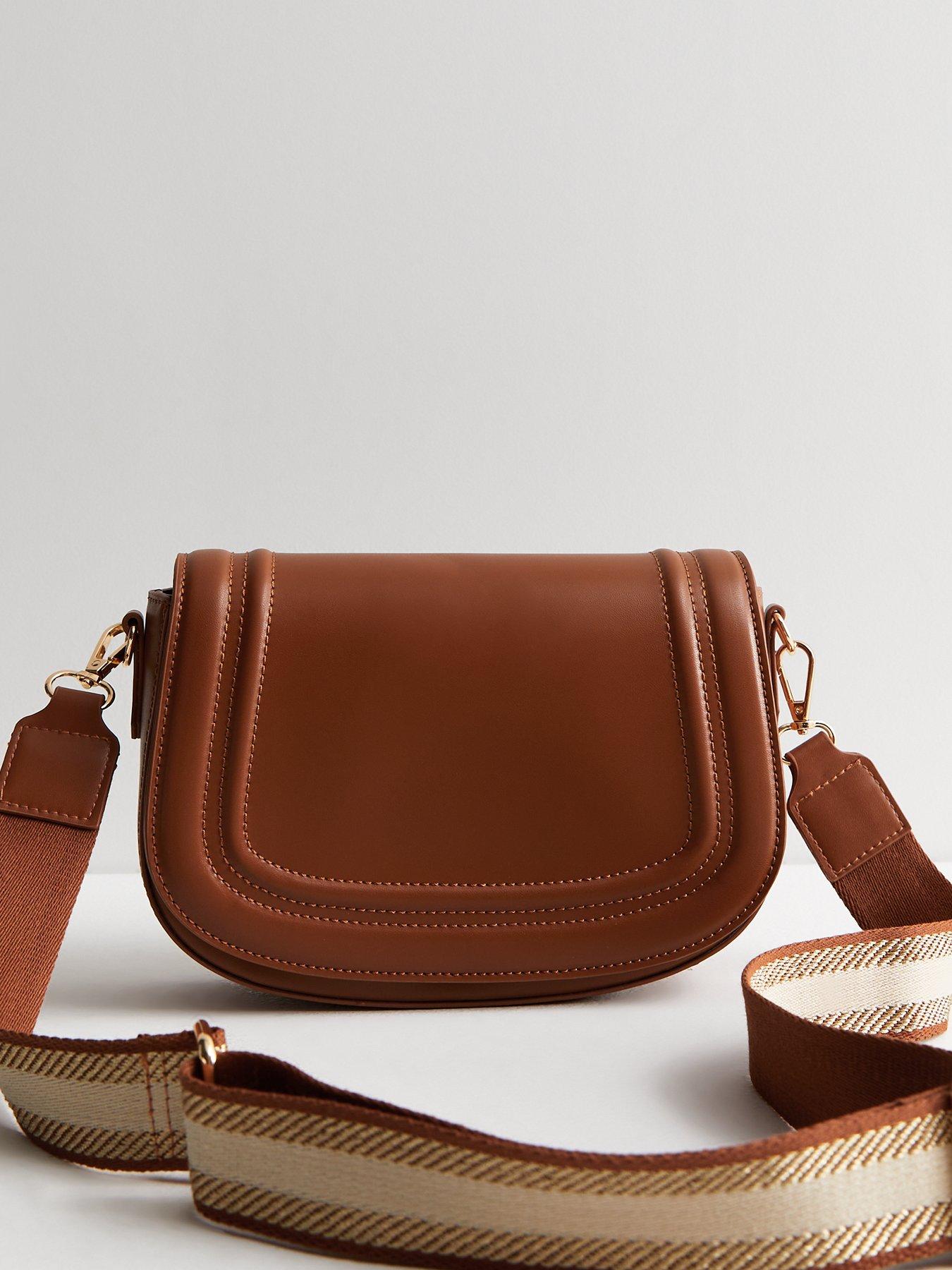 Leather tan crossbody bag sale