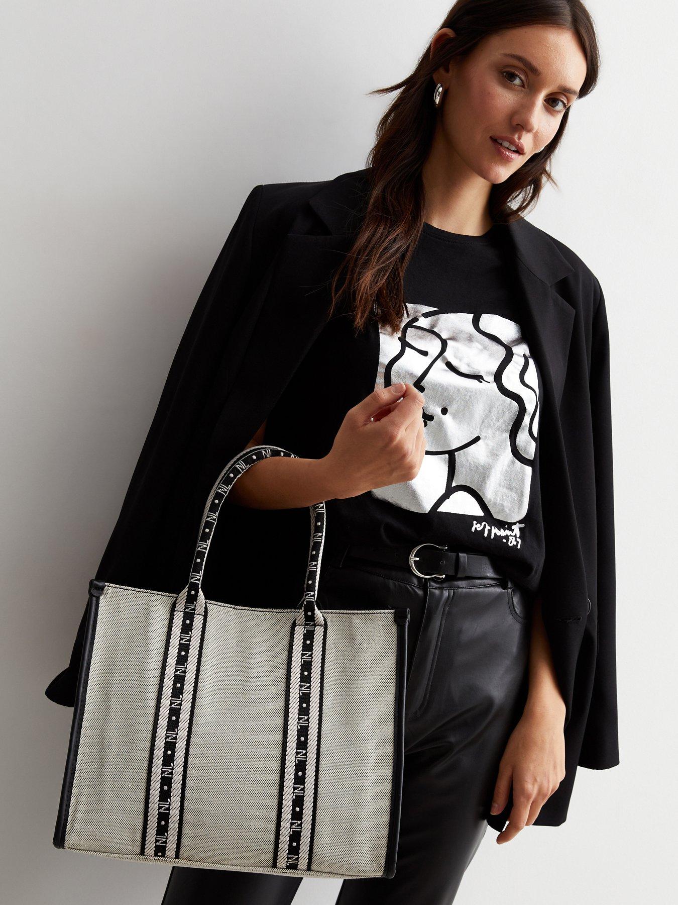 Off white canvas bag deals