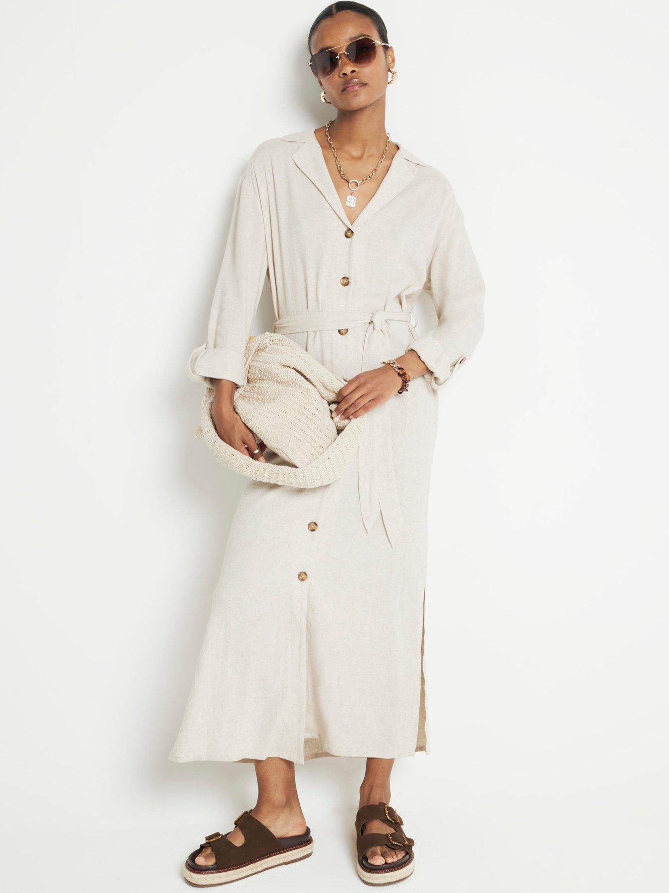 river-island-maxi-shirt-dress-beige