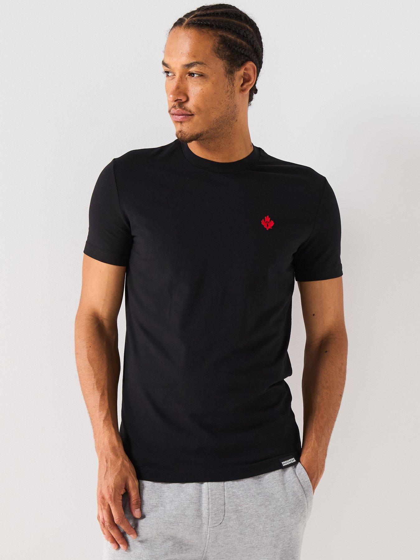 Dsquared2 Loungewear Horror Logo T-Shirt - Black