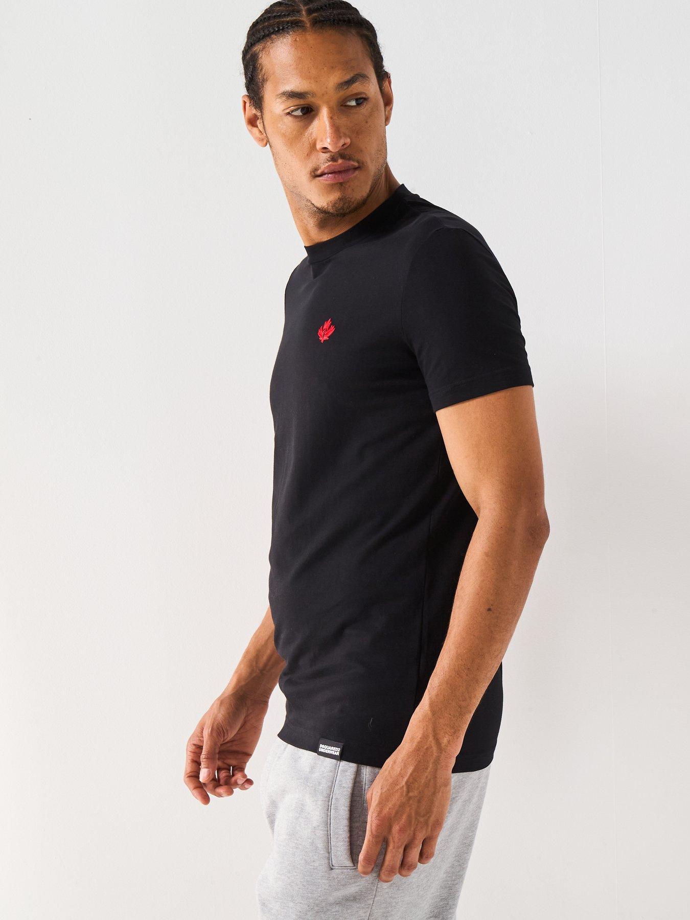 Image 5 of 6 of Dsquared2 Loungewear Horror Logo T-Shirt - Black