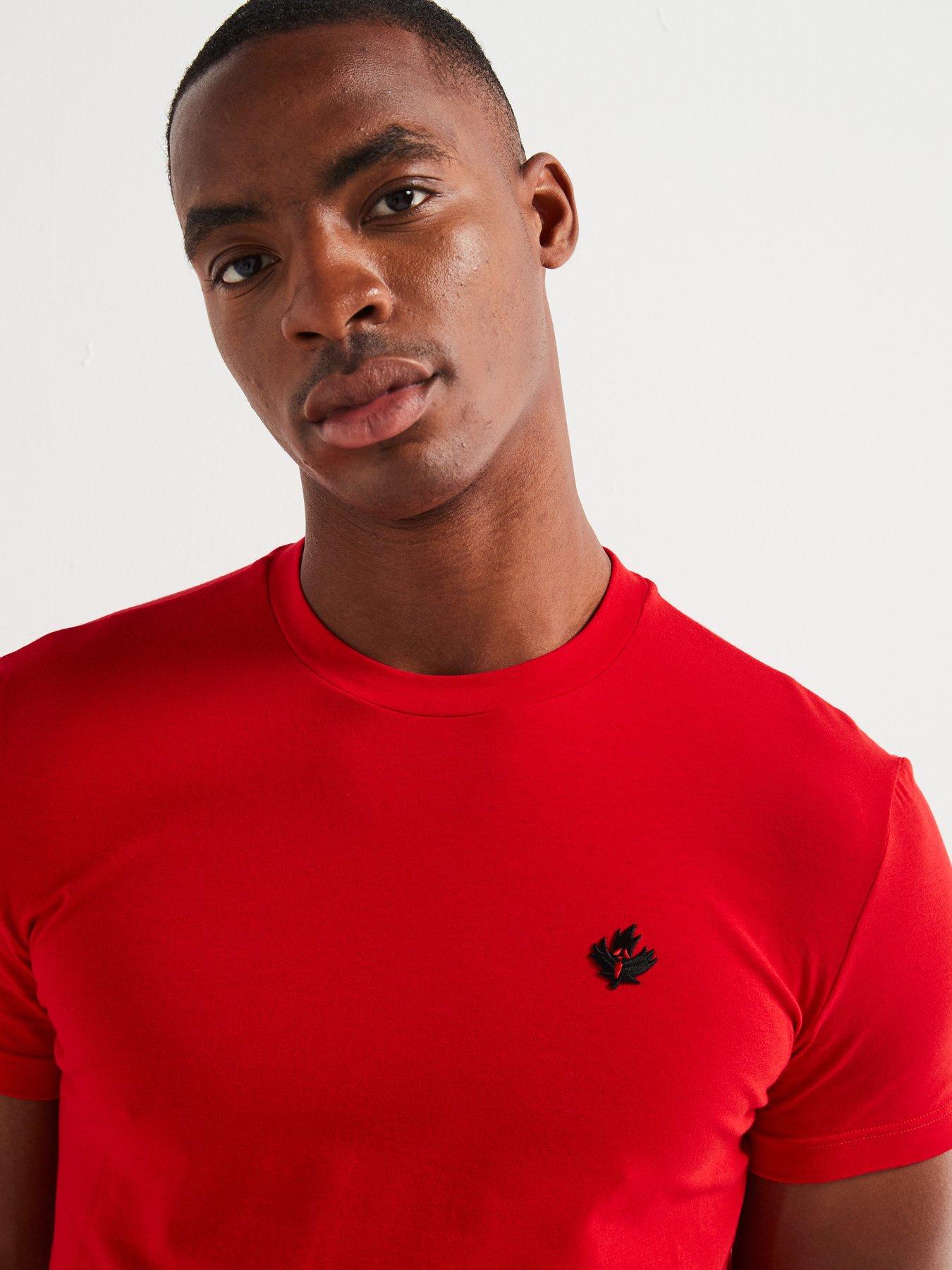 Image 4 of 5 of Dsquared2 Dsquared2 Loungewear Horror Logo T-shirt - Red