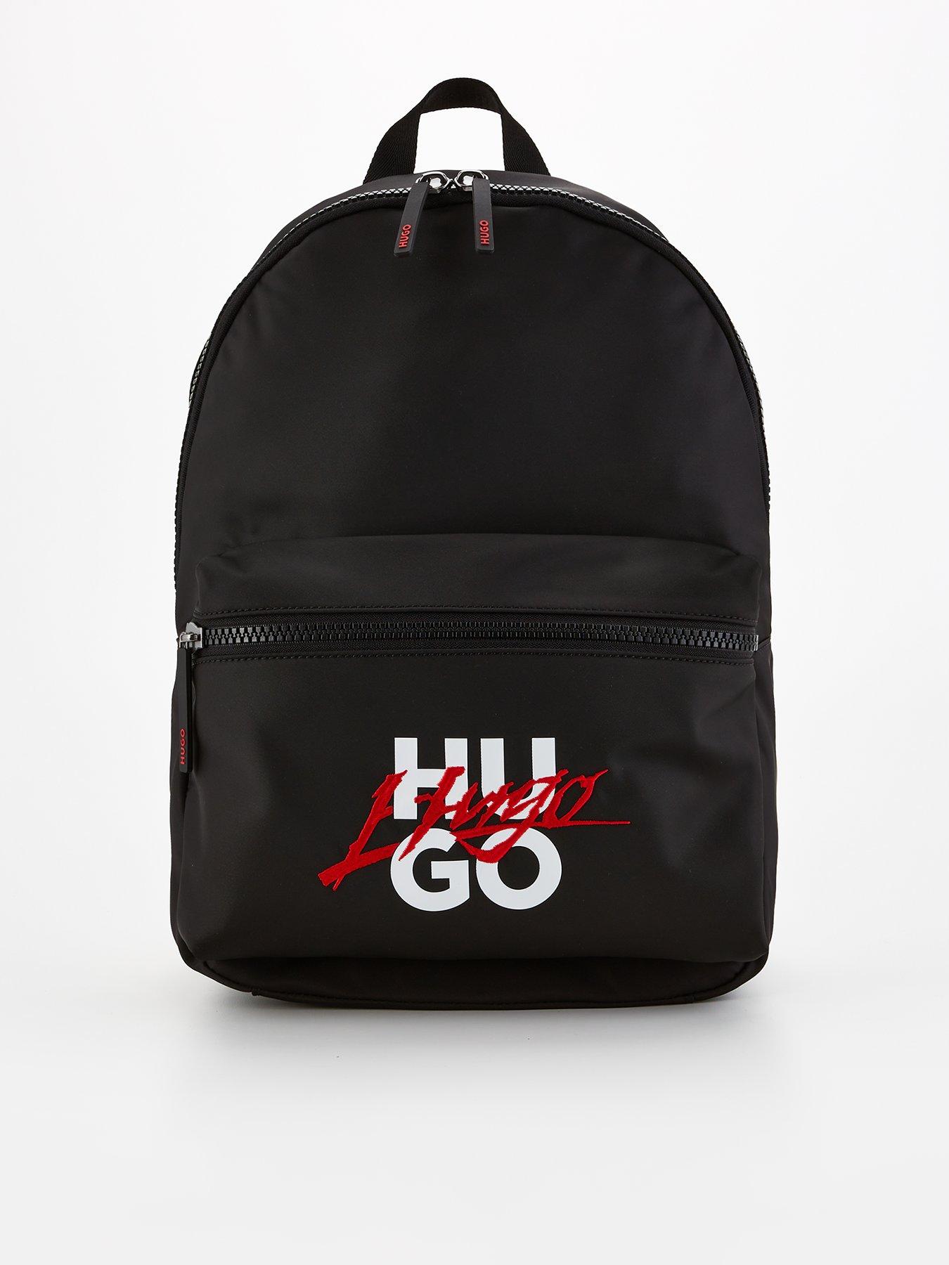 hugo-hugo-handwritten20-gothic-print-backpack-blackfront