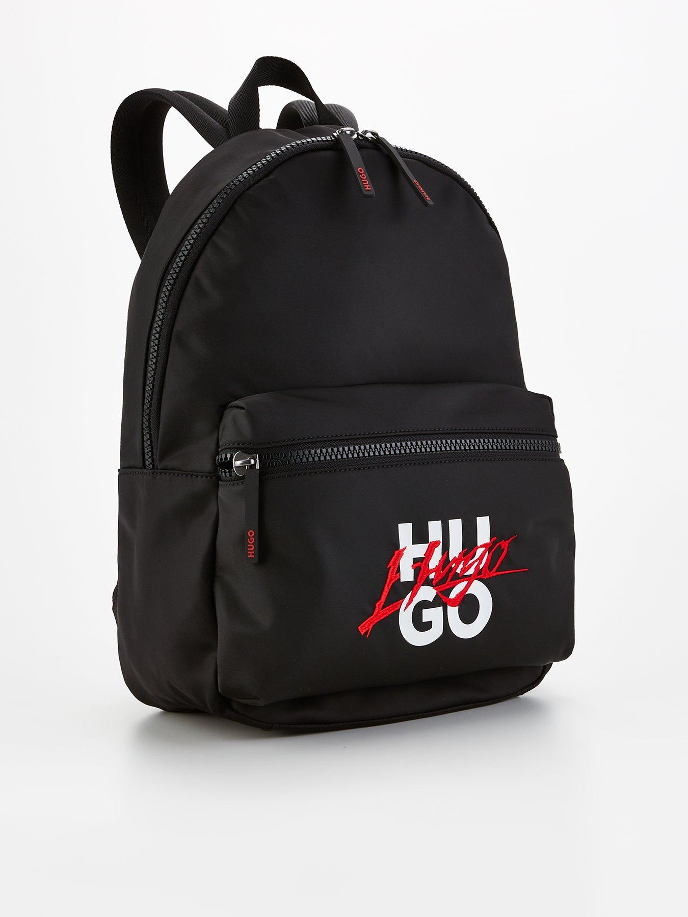 hugo-hugo-handwritten20-gothic-print-backpack-blackback