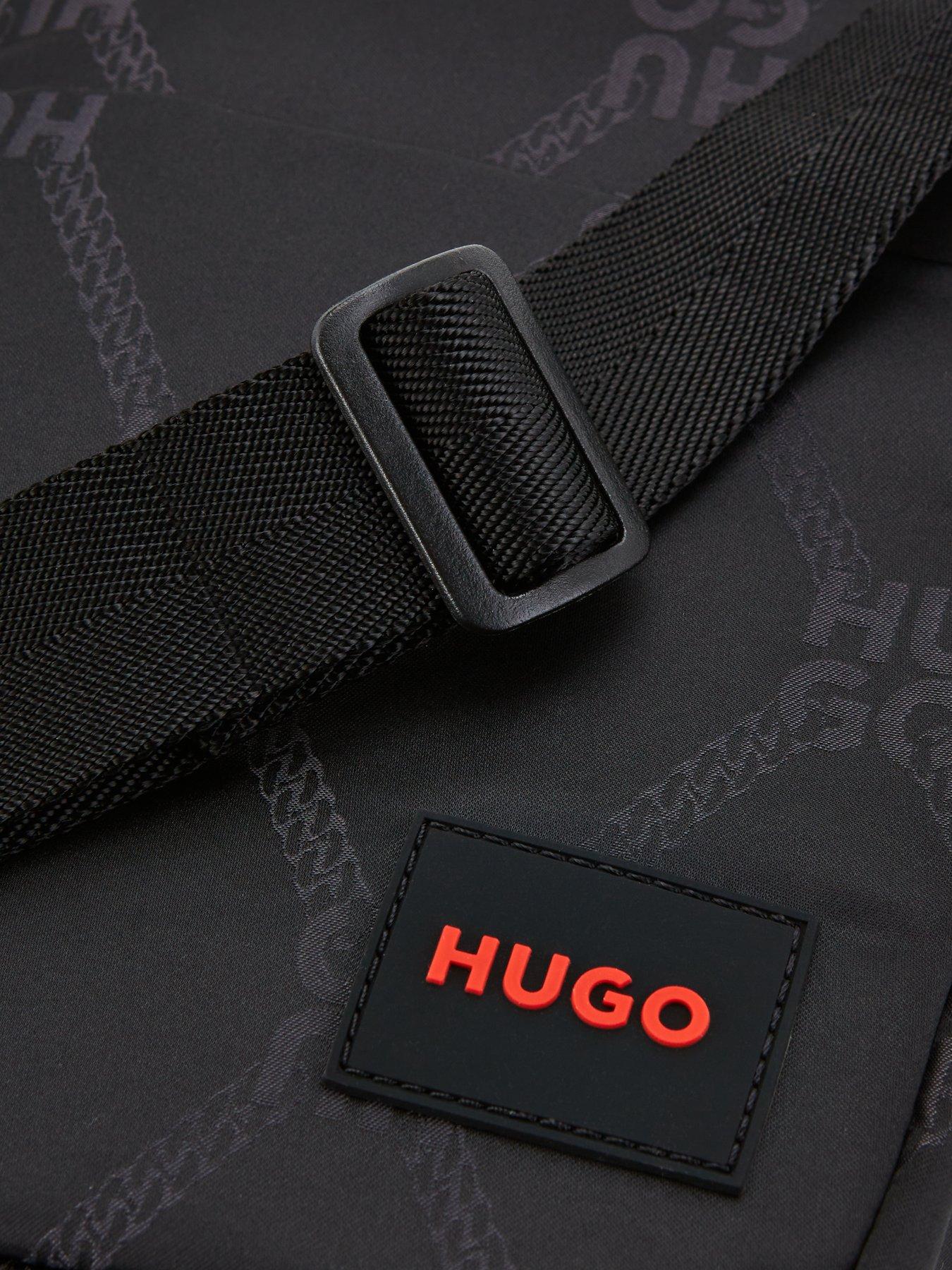 Image 3 of 4 of HUGO Hugo Ethon 2.0M Mono Chain Nylon Messenger Bag - Black