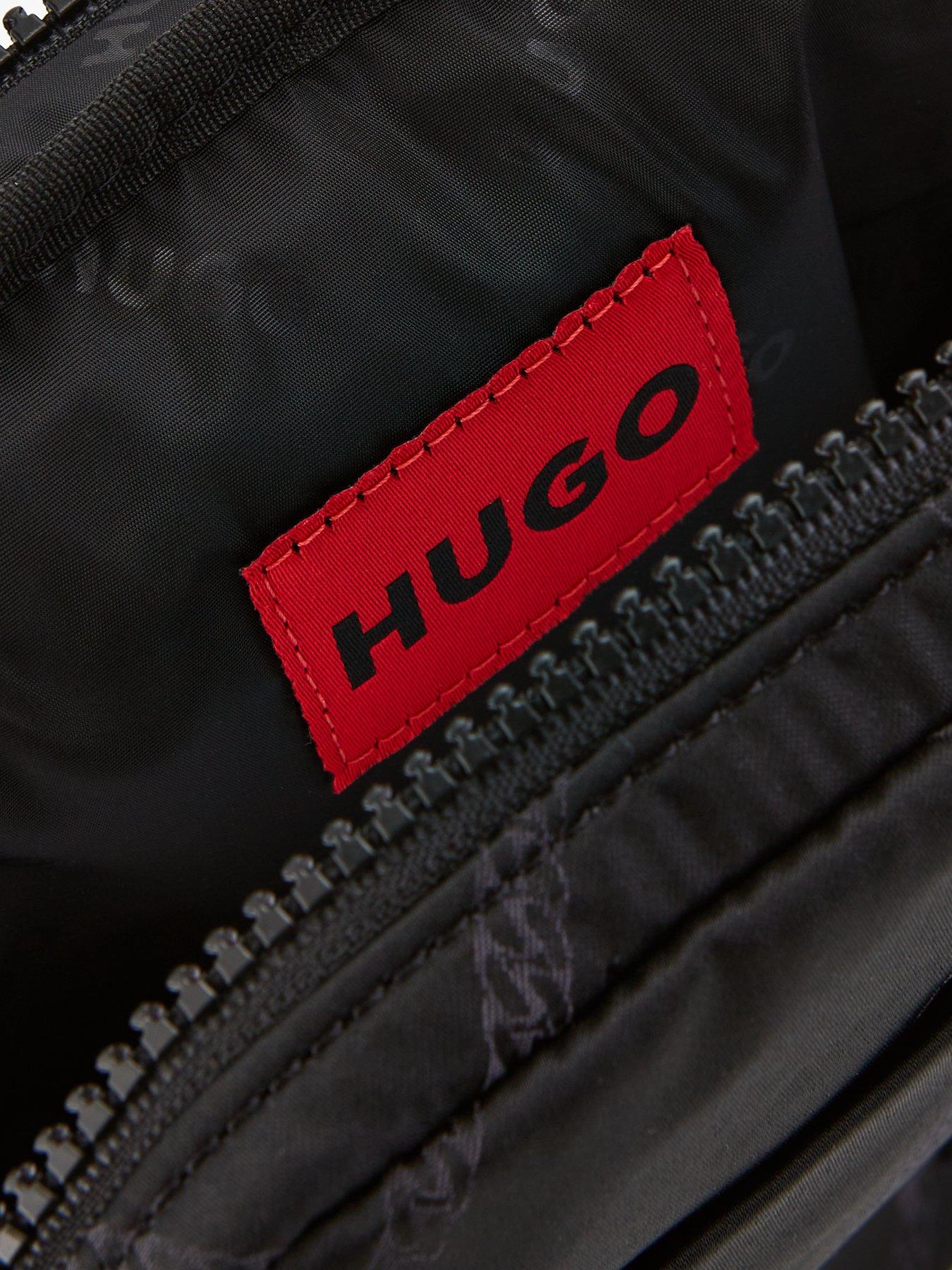 Image 4 of 4 of HUGO Hugo Ethon 2.0M Mono Chain Nylon Messenger Bag - Black
