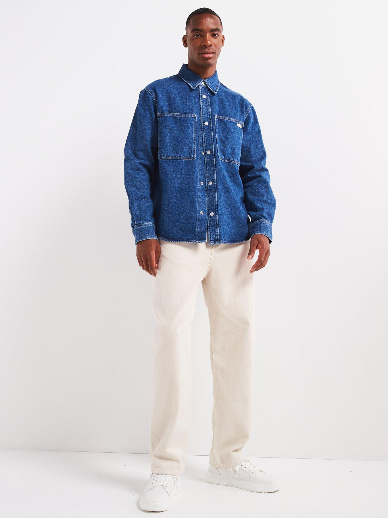 calvin-klein-jeans-calvin-klein-jeans-regular-linear-logo-denim-shirt-mid-washback