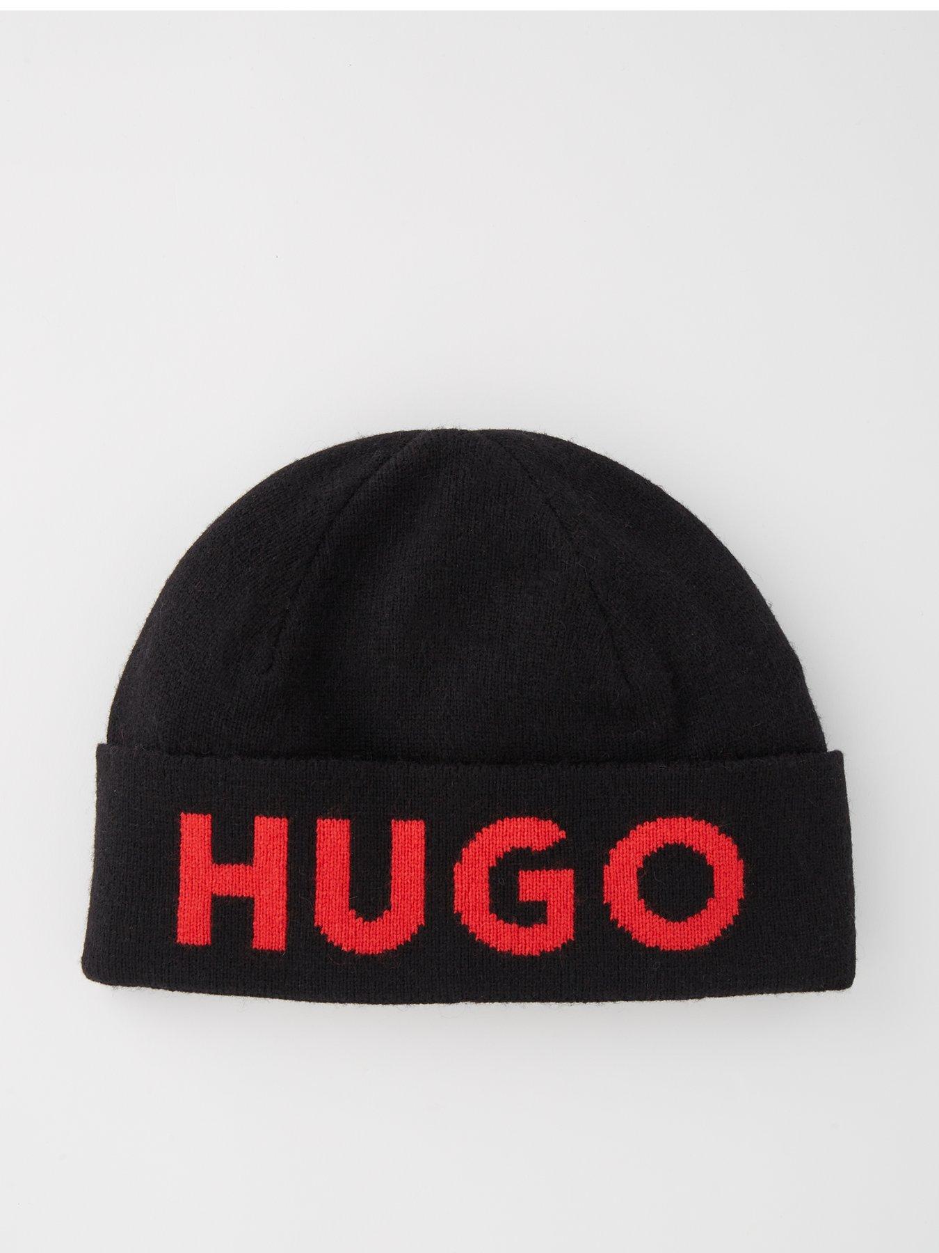 hugo-hugo-xelm-nbc-beanie-hat-black