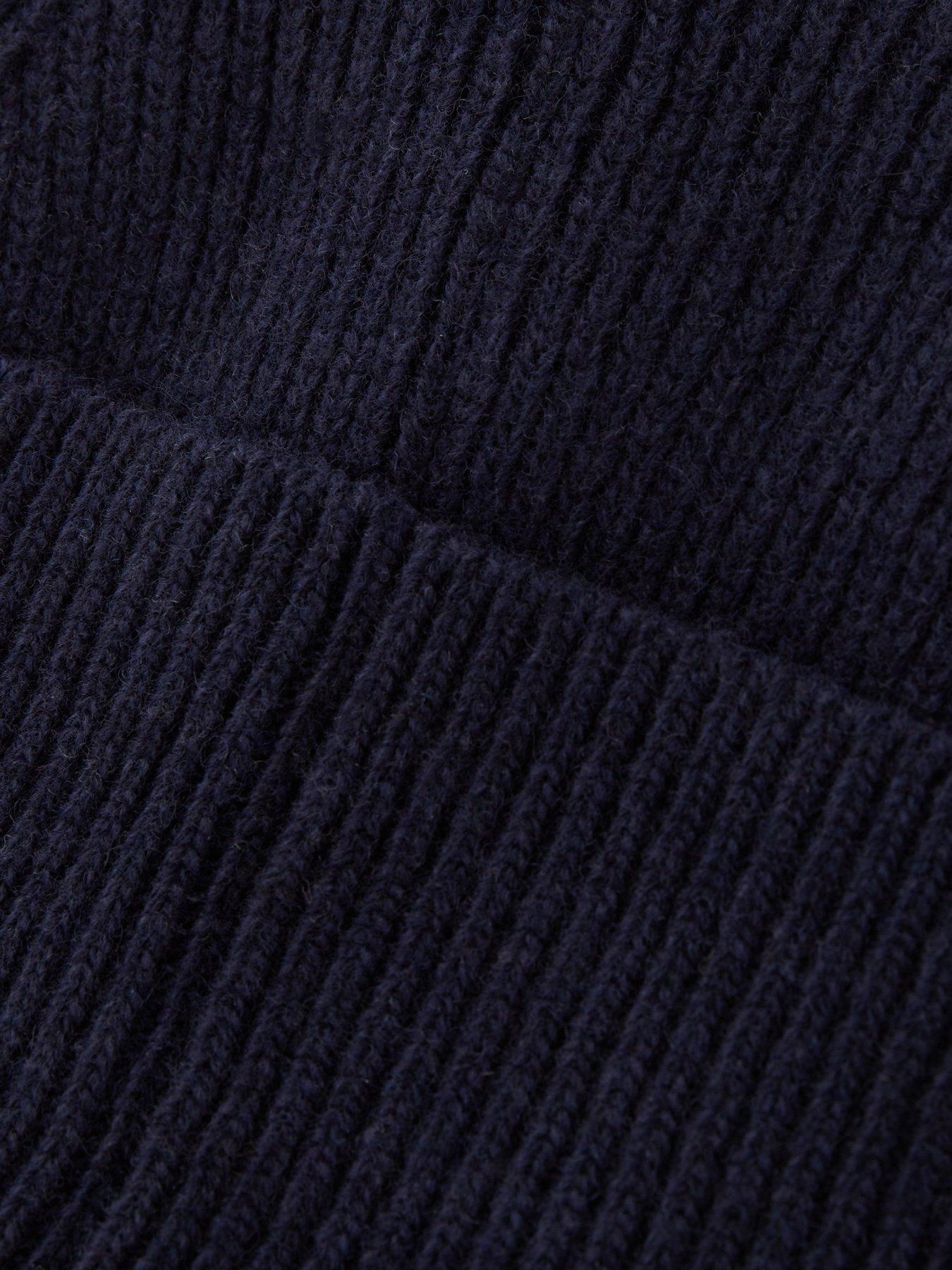 Image 4 of 4 of HUGO Hugo Xaff 6 Logo Beanie Hat - Blue
