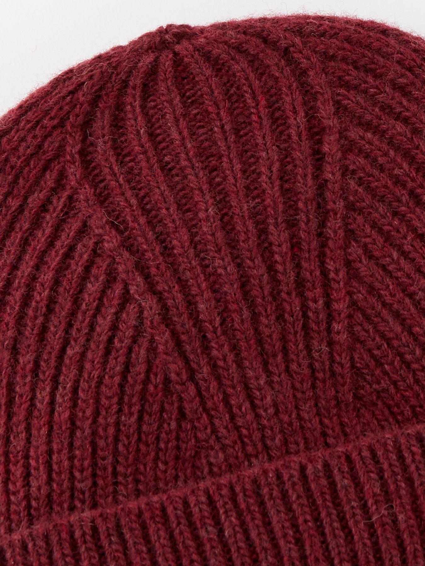 hugo-hugo-xaff-6-logo-beanie-hat-dark-reddetail