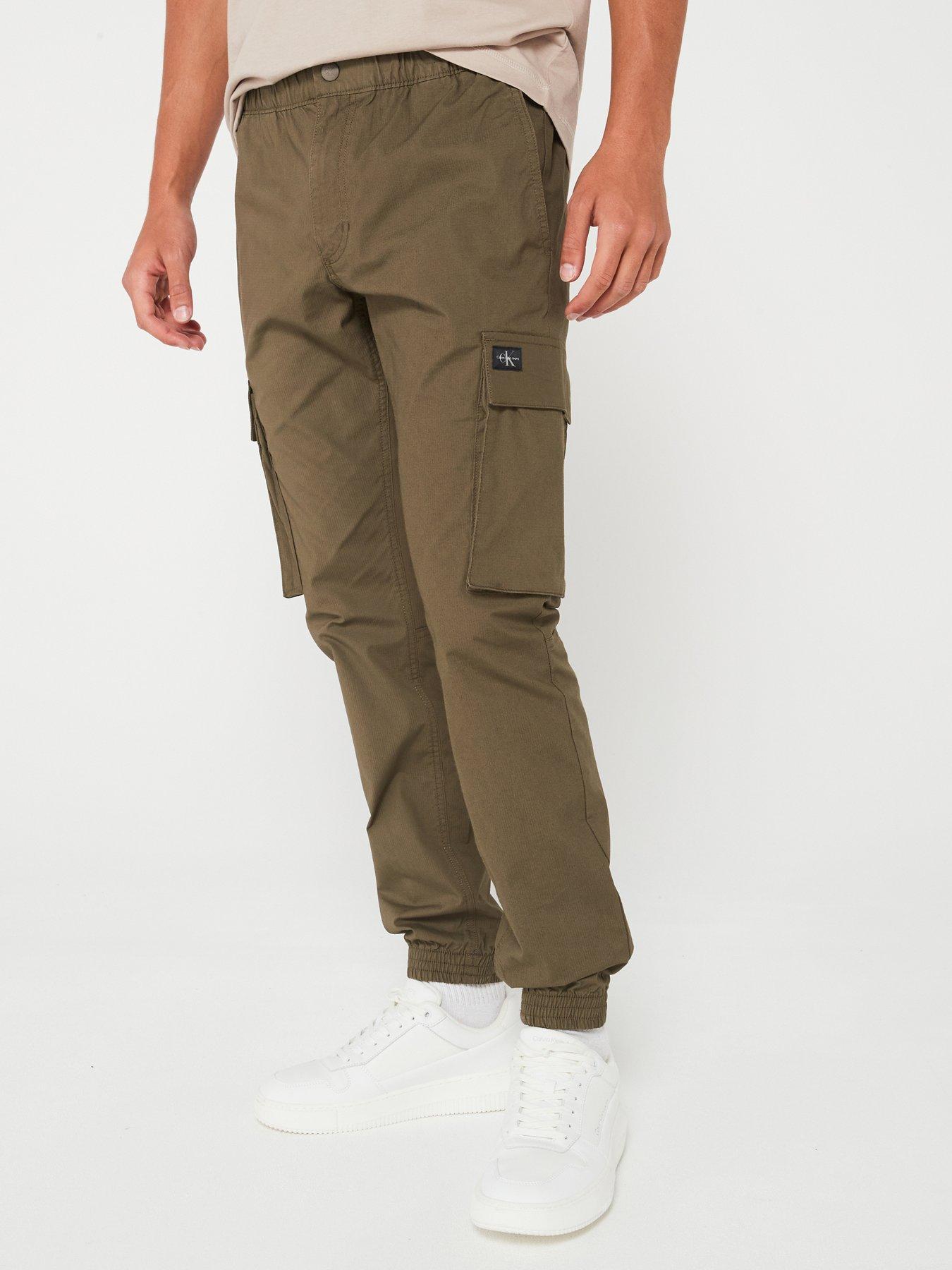 calvin-klein-jeans-calvin-klein-jeans-skinny-logo-cargo-pants-brown