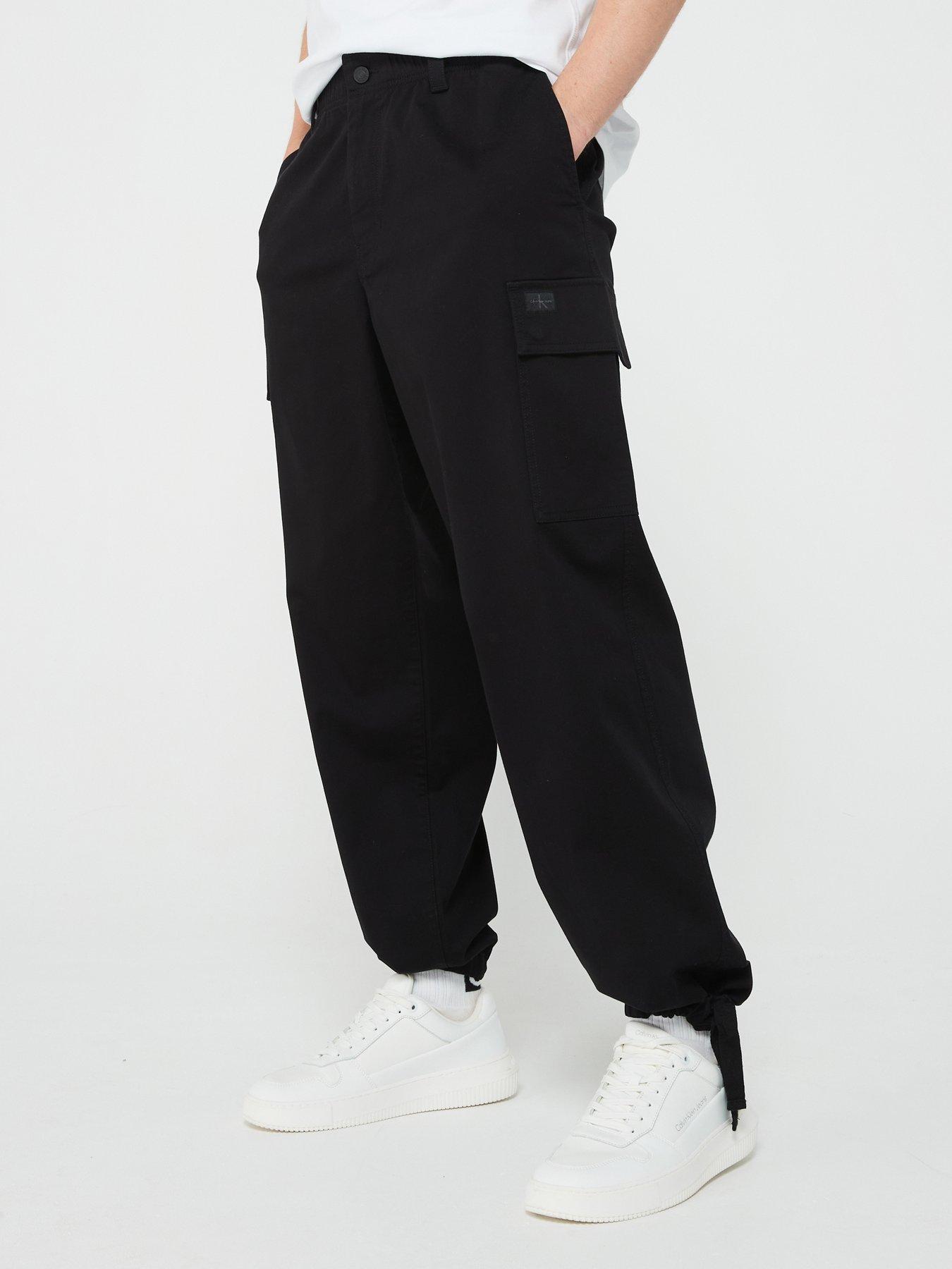 calvin-klein-jeans-calvin-klein-jeans-regular-straight-cargo-pants-blackfront