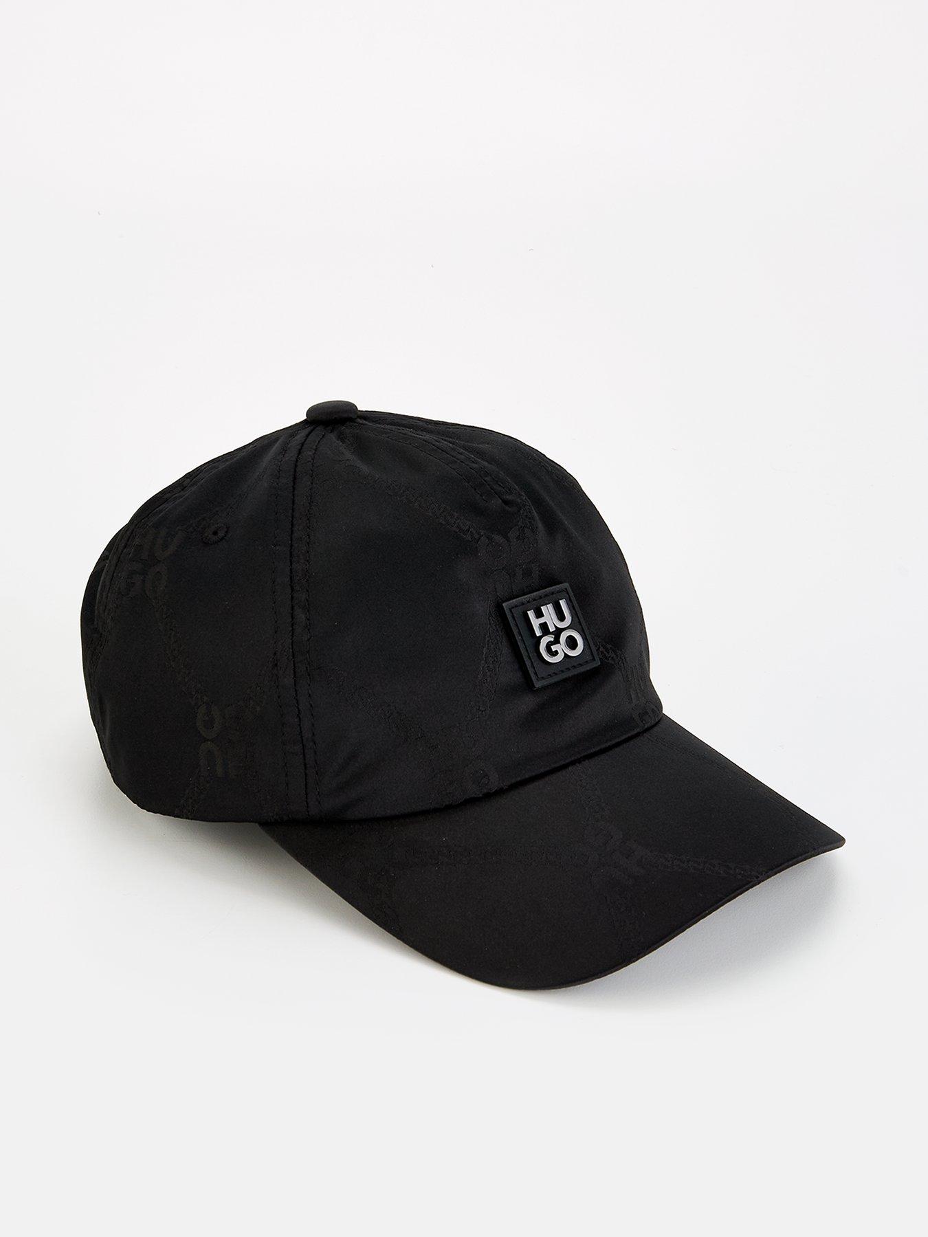 hugo-hugo-jude-n-mono-chain-stacked-logo-baseball-cap-black