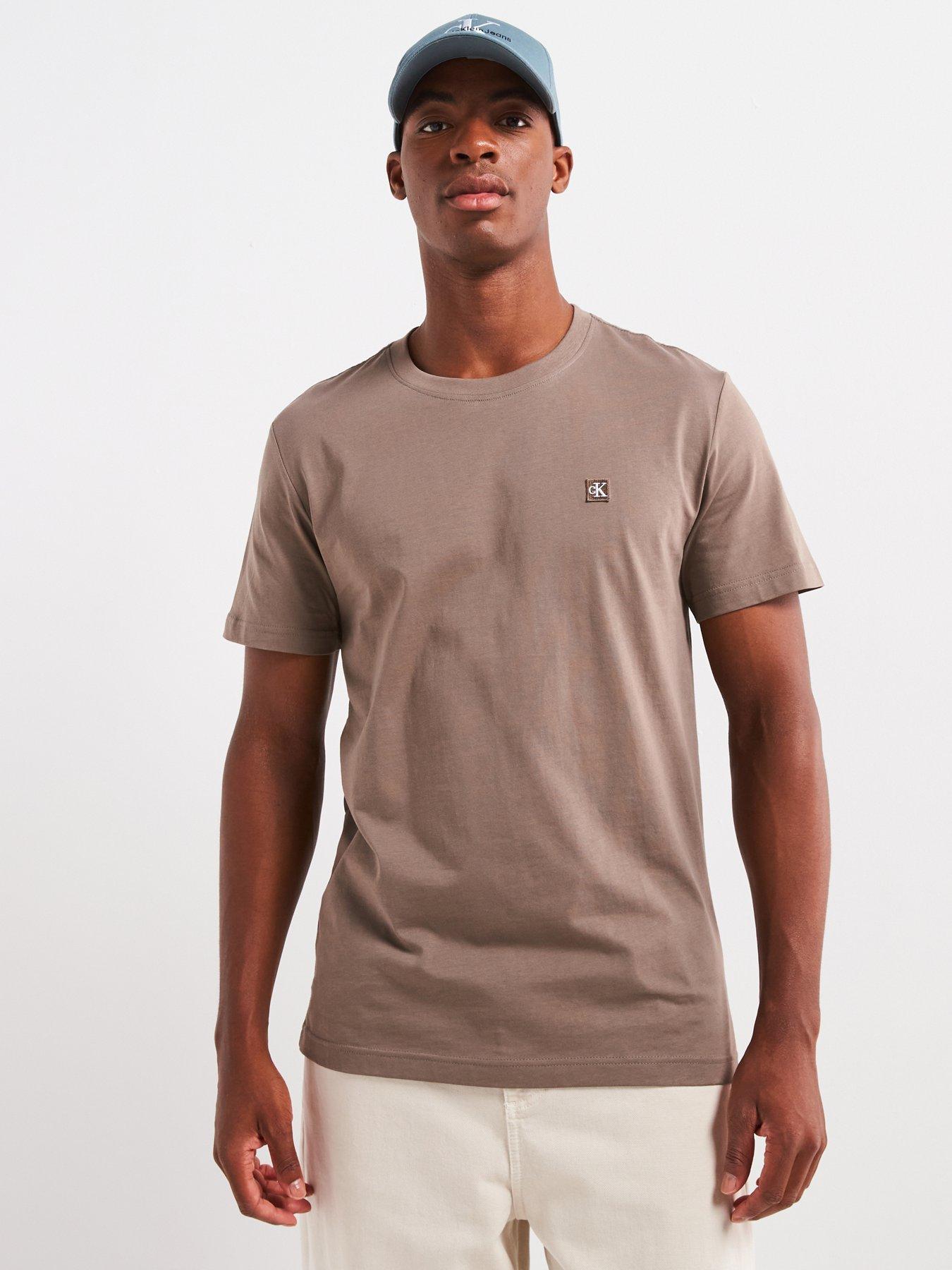 calvin-klein-jeans-ck-left-chest-embroidered-badge-t-shirt-light-brown