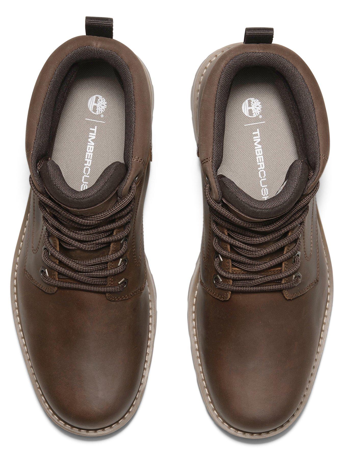 Image 4 of 6 of Timberland Britton Road Waterproof Lace Up Boots - Brown