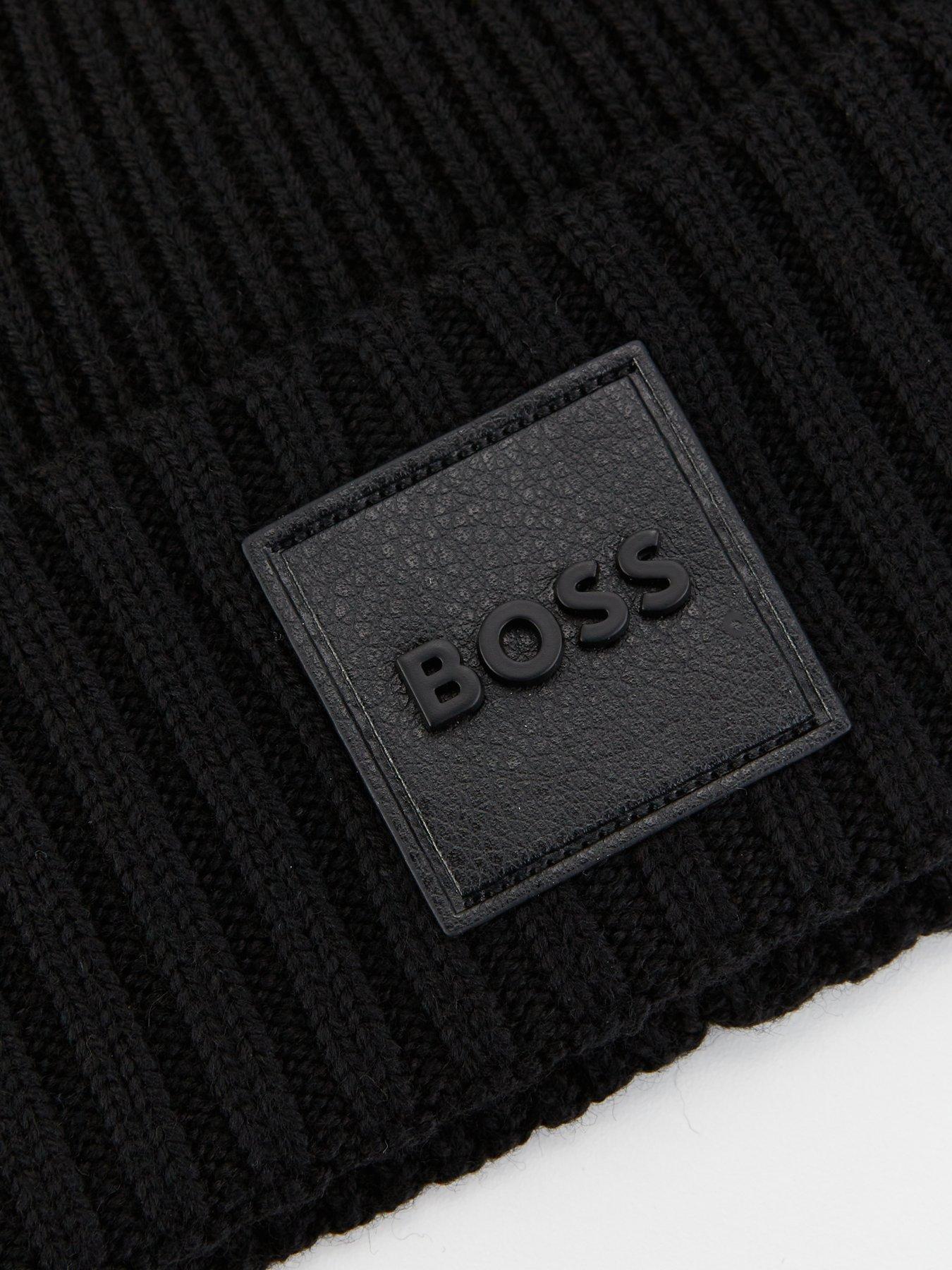 boss-boss-flavio-sqaure-nikel-logo-beanie-hat-blackoutfit