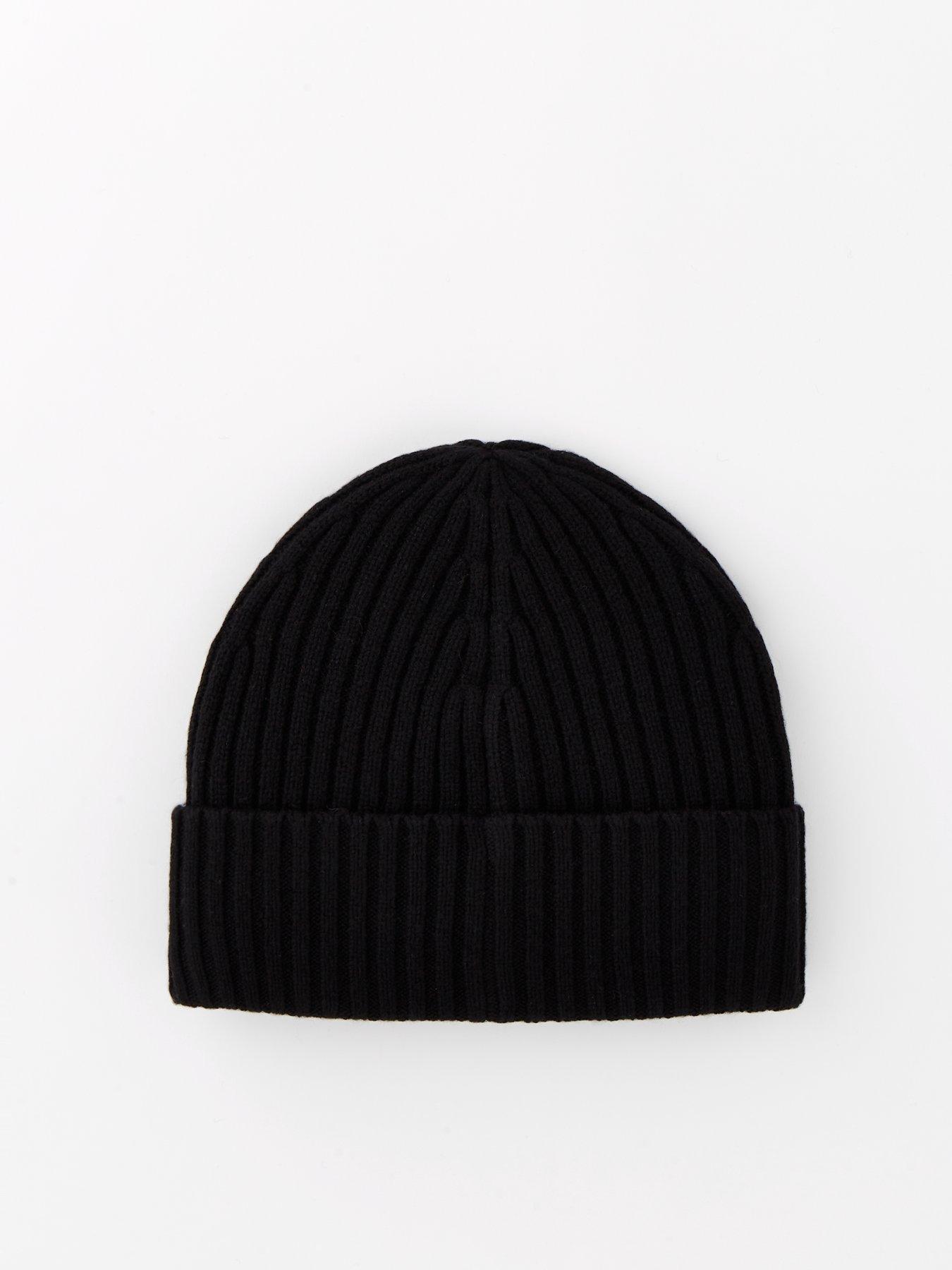 hugo-hugo-xilla-gothic-script-beanie-hat-blackback