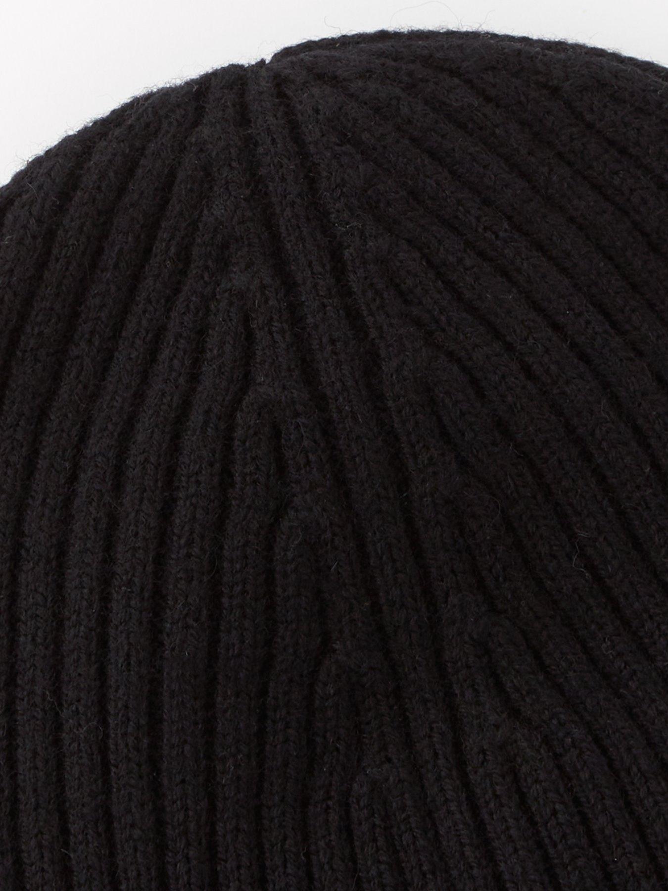 hugo-hugo-xola-metal-stached-logo-beanie-hat-blackdetail