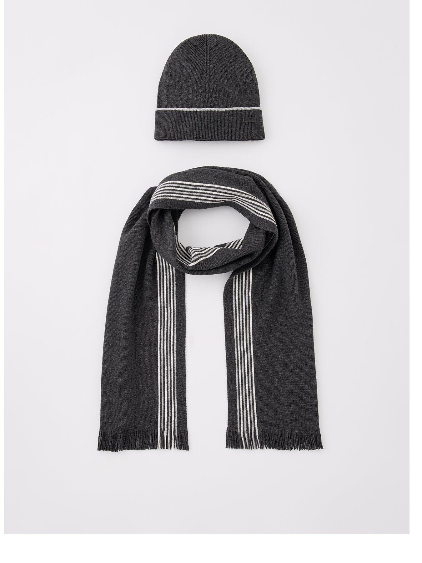 boss-boss-enzo-corporate-stripe-beanie-and-scarf-gift-set-greyfront