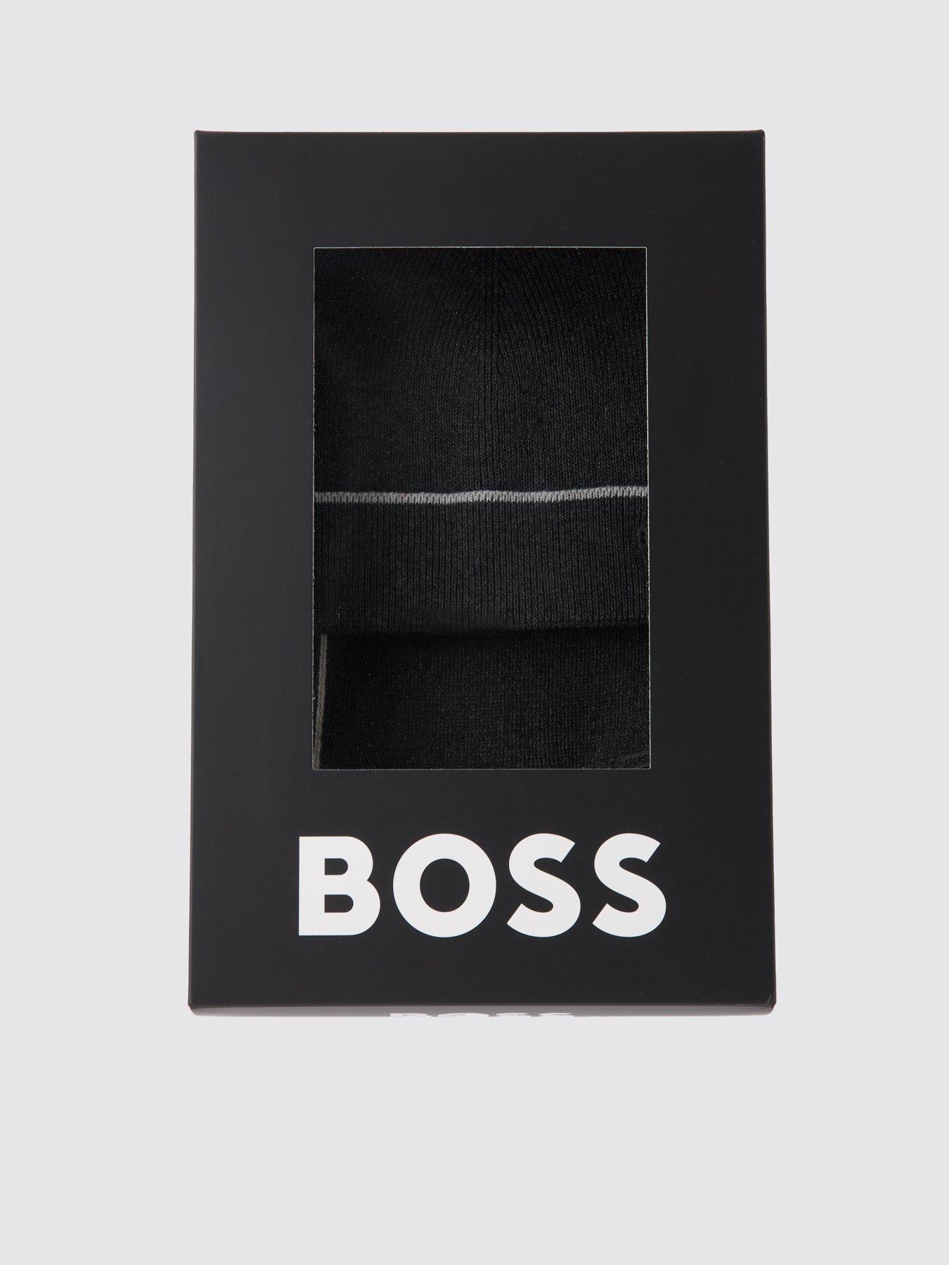 boss-boss-enzo-corporate-stripe-beanie-and-scarf-gift-set-greydetail