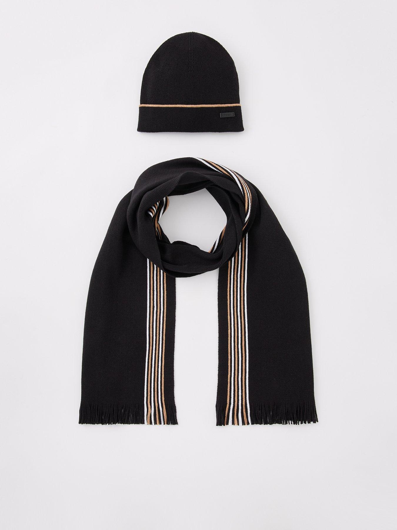 boss-boss-enzo-corporate-stripe-beanie-and-scarf-gift-set-black