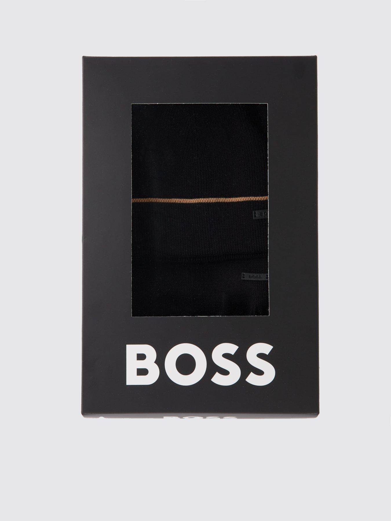 boss-boss-enzo-corporate-stripe-beanie-and-scarf-gift-set-blackdetail