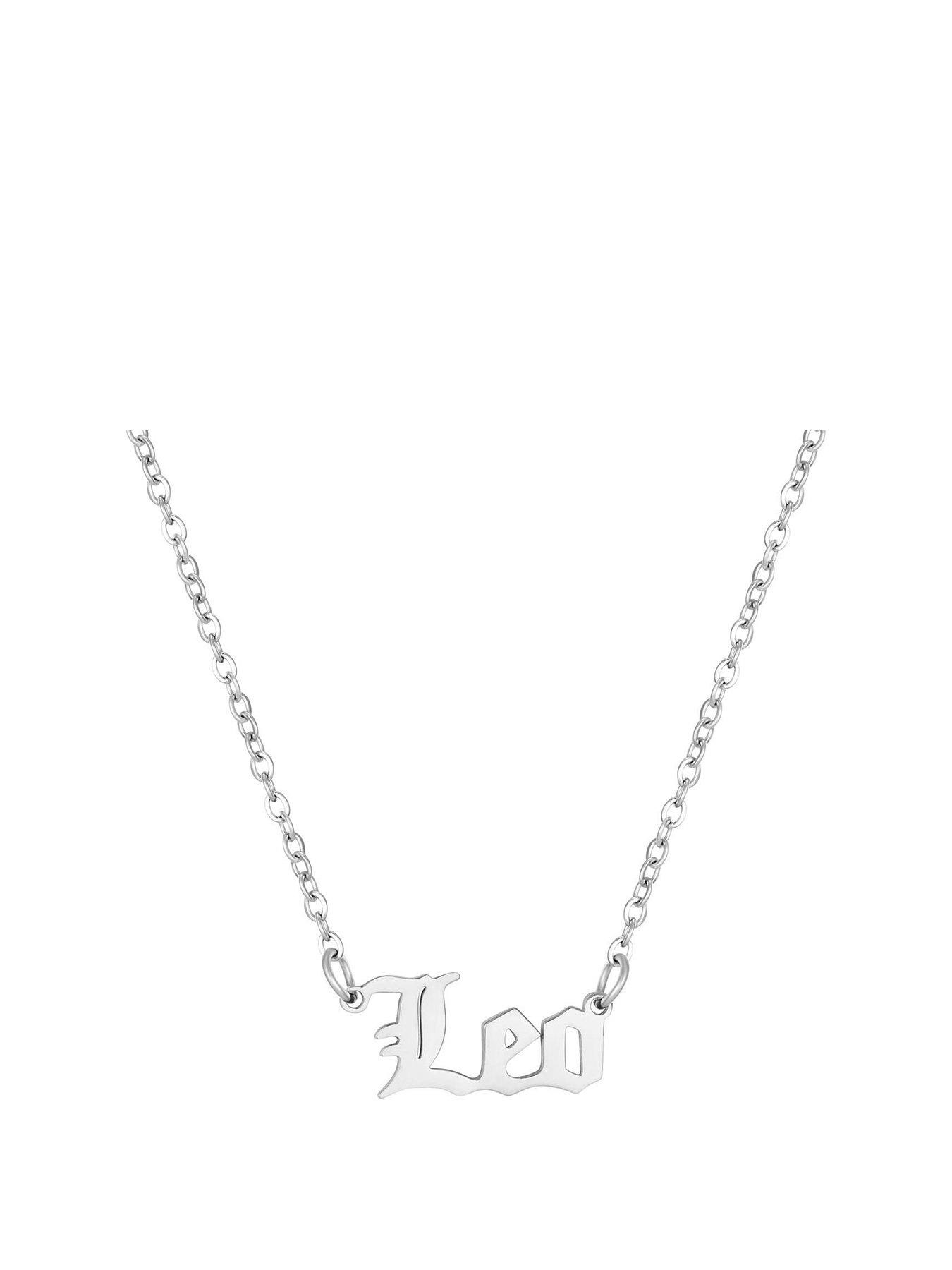 the-love-collection-zodiac-necklce-in-gothic-font-silver-plated