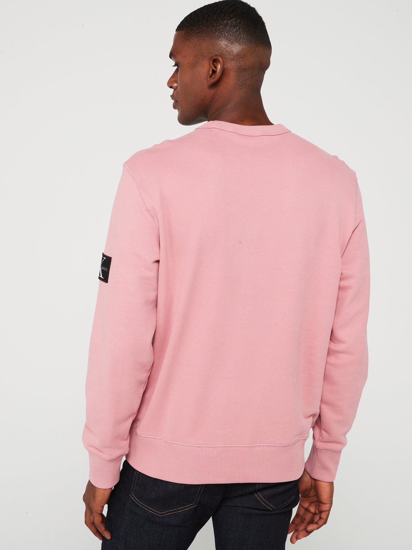 calvin-klein-jeans-calvin-klein-jeans-badge-sleeve-crew-sweat-pinkstillFront