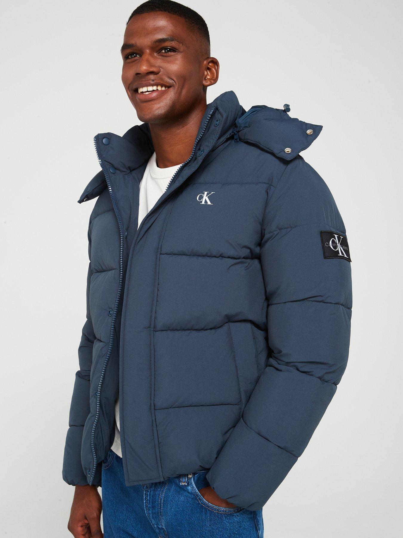 Calvin Klein Jeans Calvin Klein Jeans Essentials Quilted Hooded Jacket Navy Very Ireland