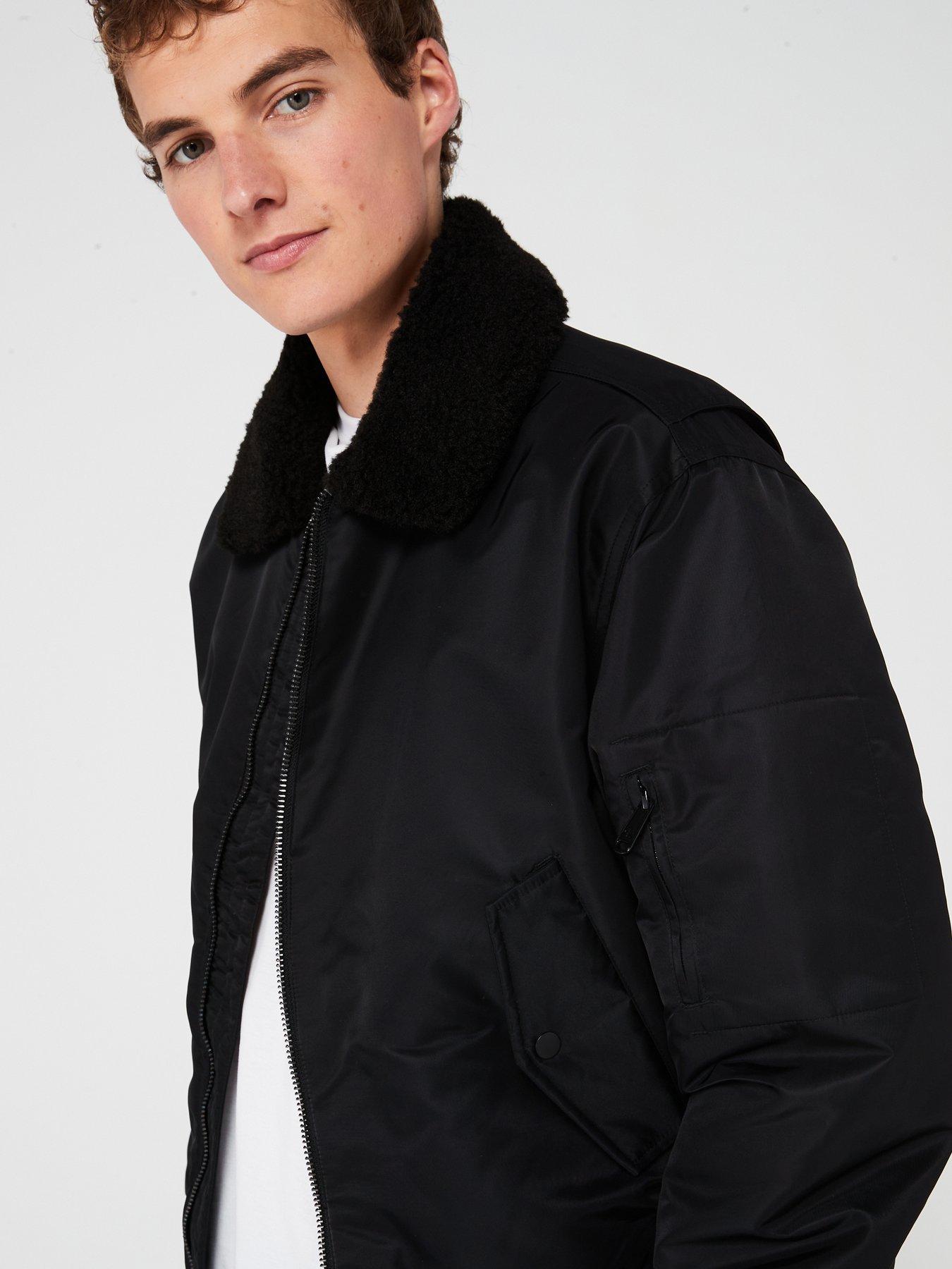 calvin-klein-jeans-calvin-klein-jeans-aviator-sherpa-bomber-jacket-blackoutfit