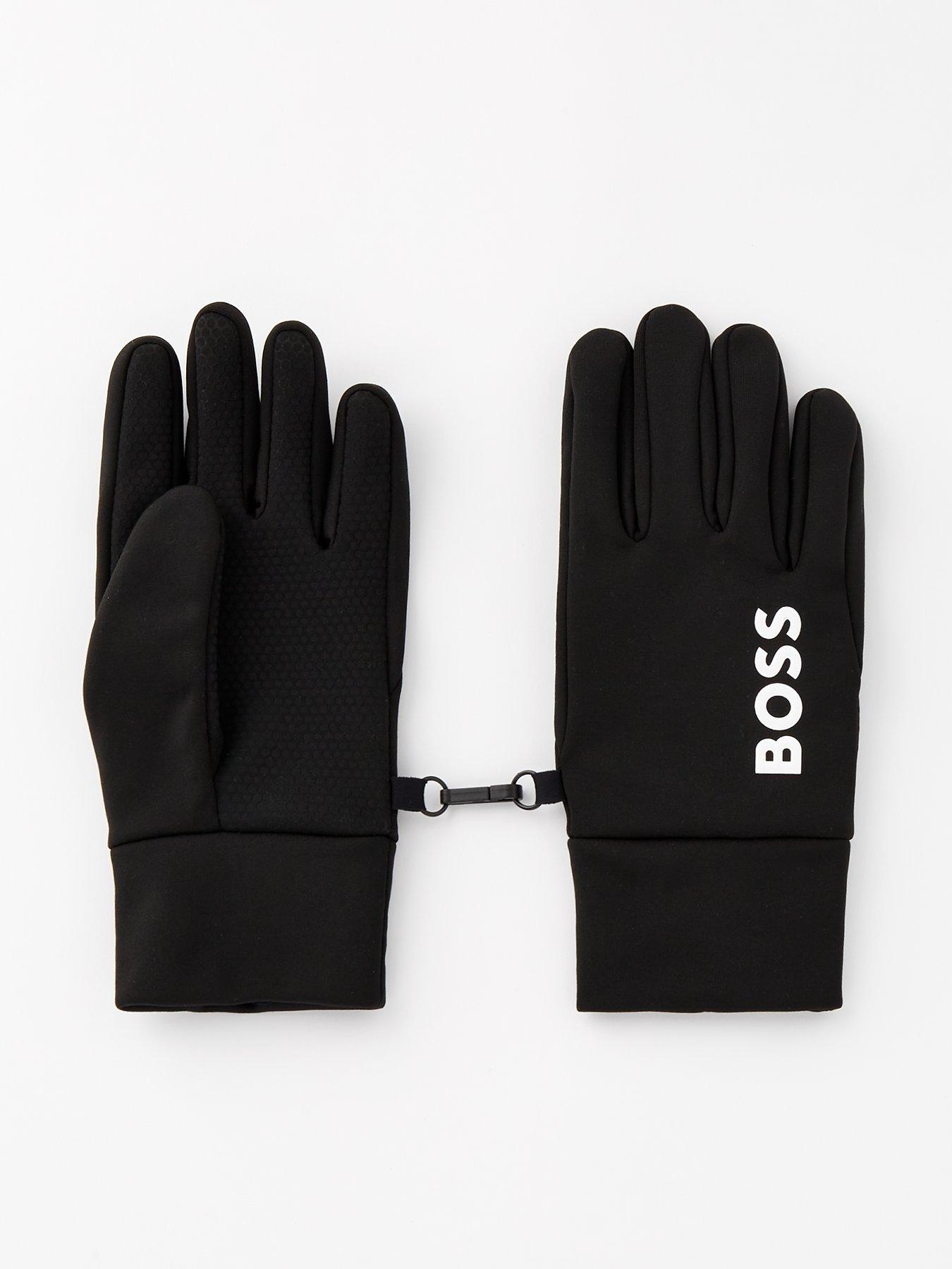 boss-boss-running-tech-knitted-gloves-blackfront