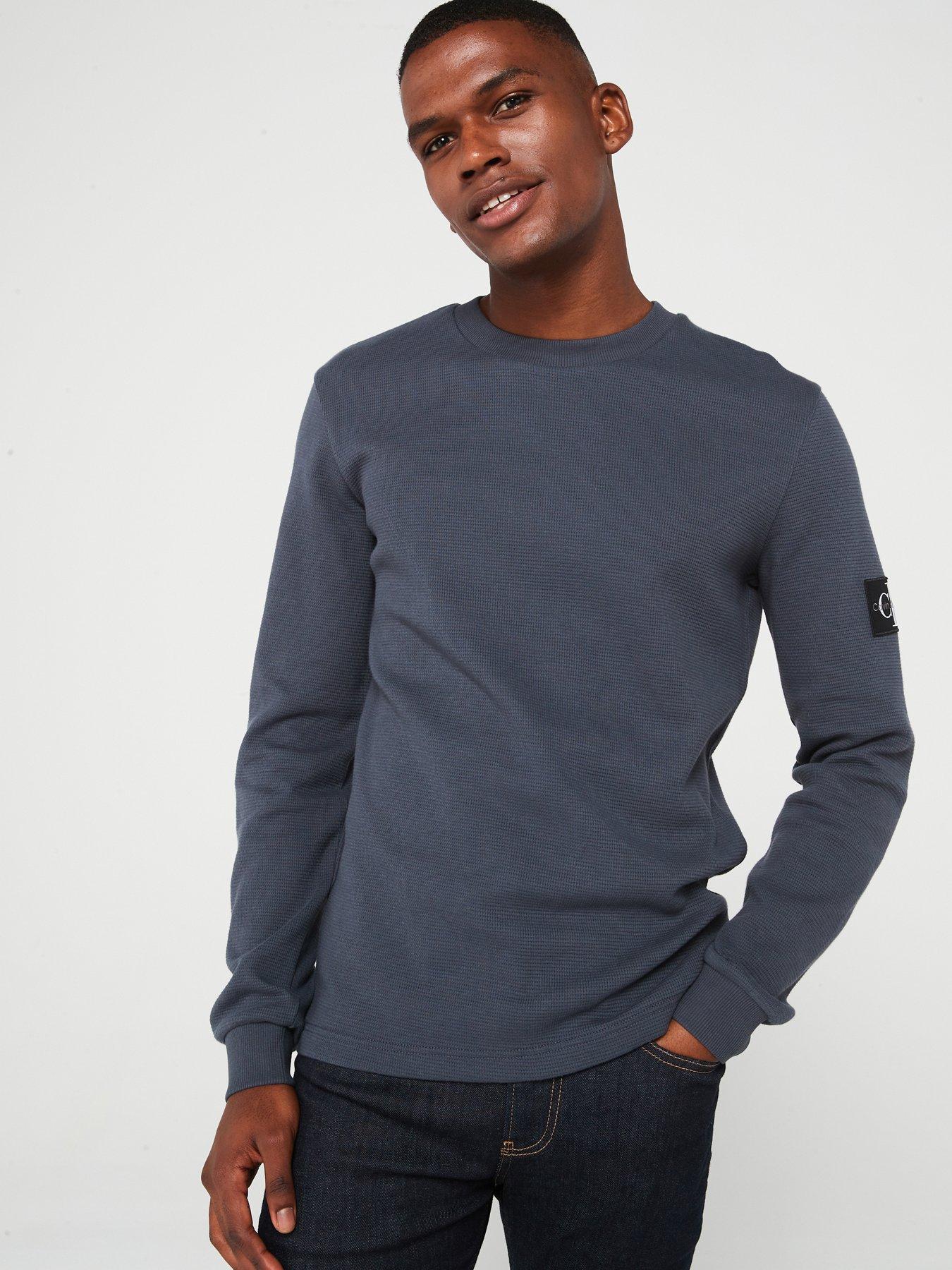 calvin-klein-jeans-calvin-klein-jeans-badge-long-sleeve-waffle-t-shirt-dark-grey