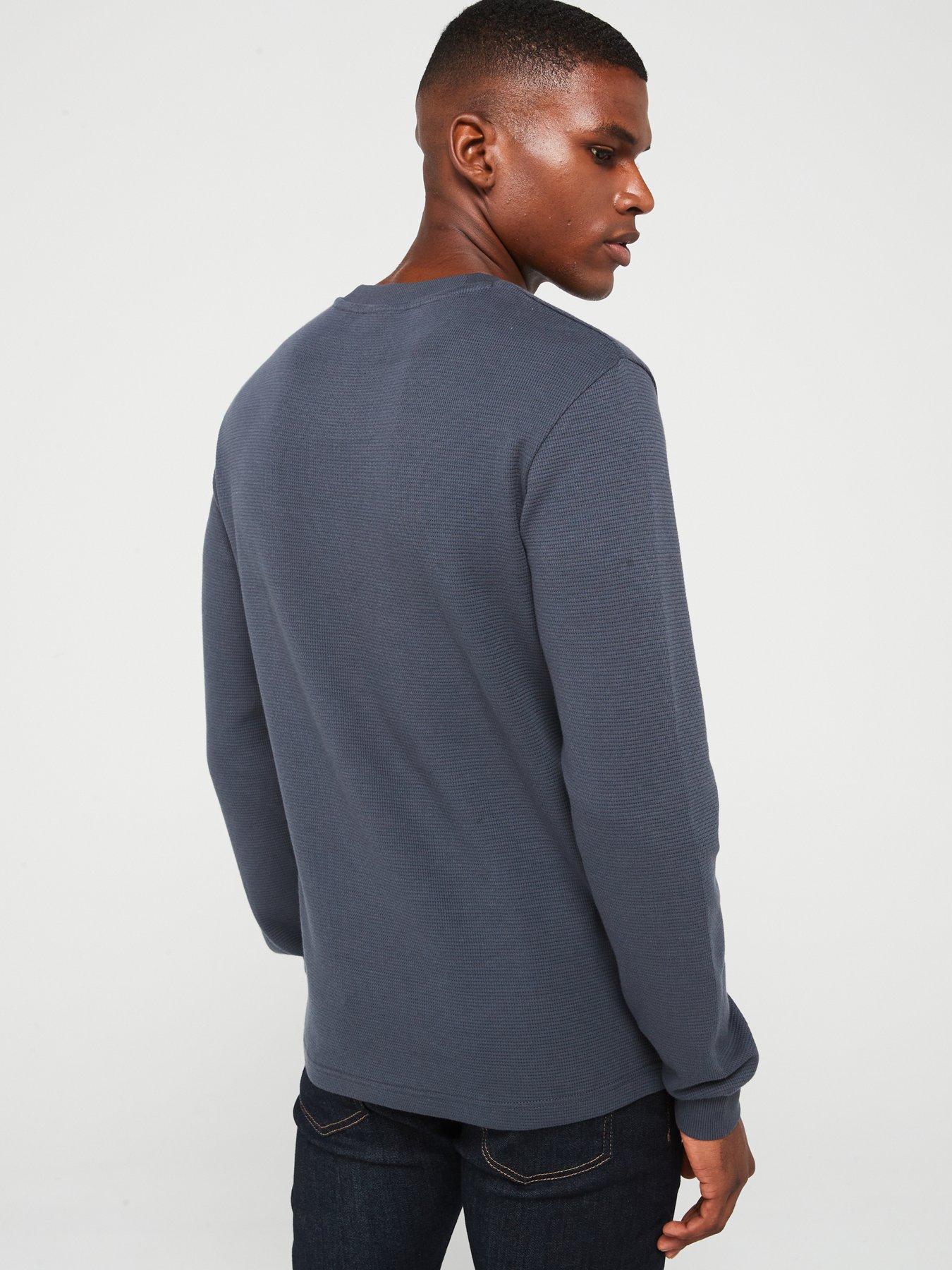 calvin-klein-jeans-calvin-klein-jeans-badge-long-sleeve-waffle-t-shirt-dark-greystillFront