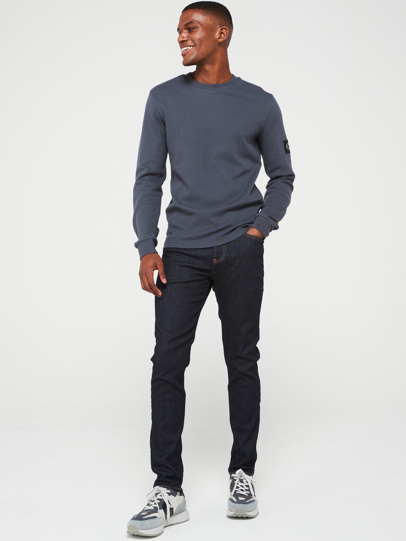 calvin-klein-jeans-calvin-klein-jeans-badge-long-sleeve-waffle-t-shirt-dark-greyback