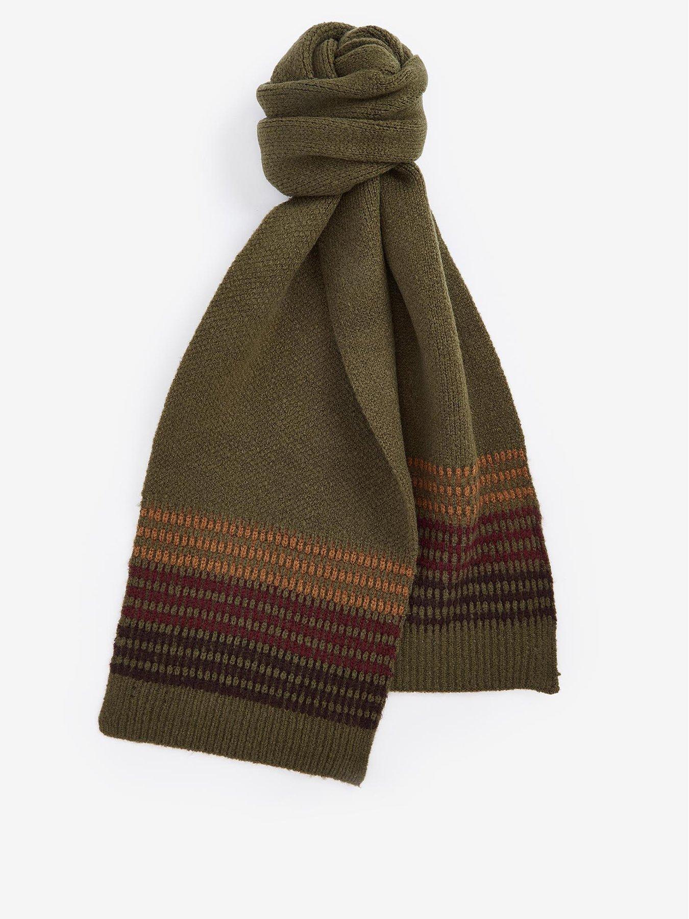 Image 4 of 4 of Barbour Barbour Branton Beanie &amp; Scarf Gift Set - Green