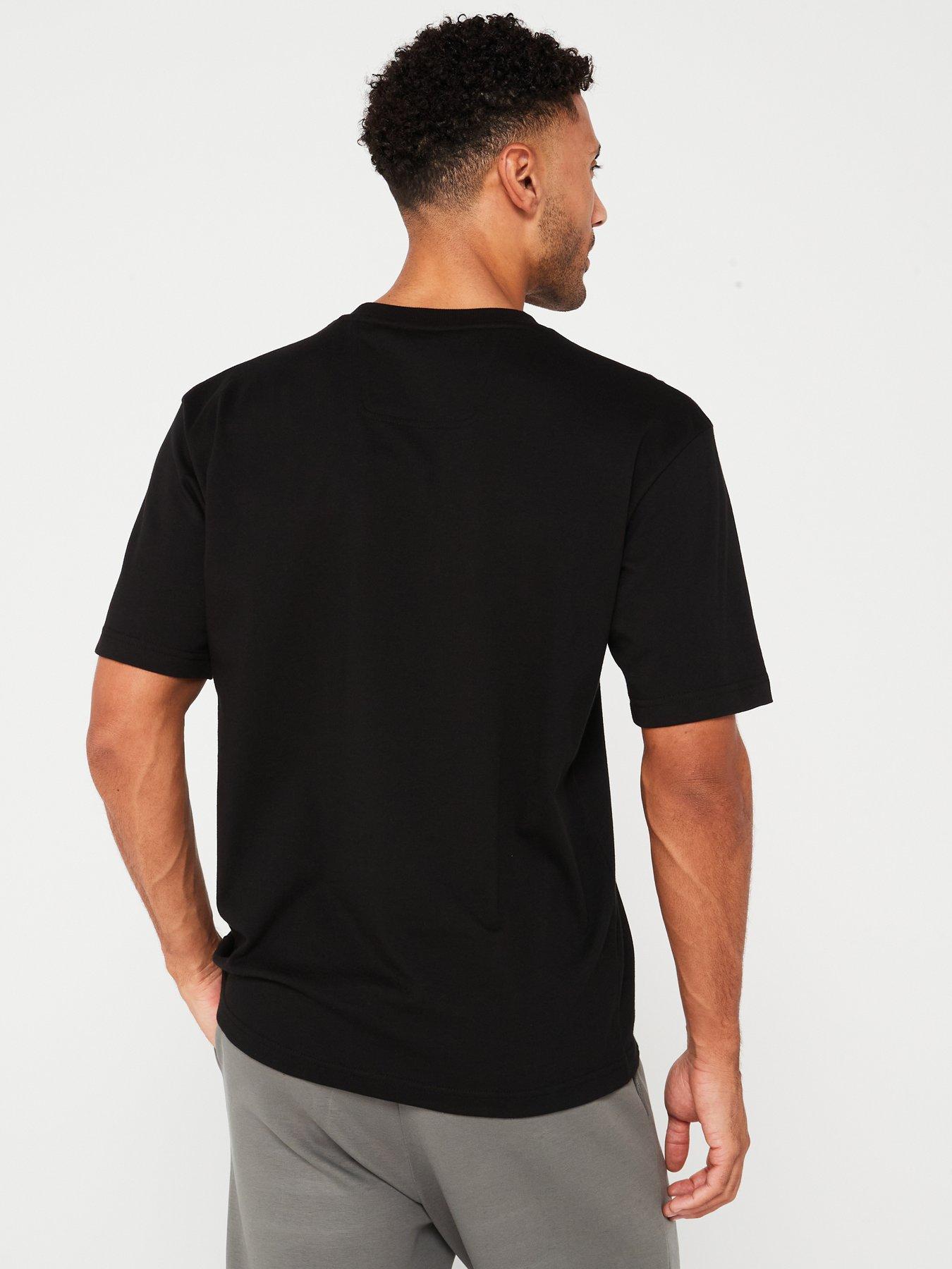 Image 2 of 4 of BOSS Oversize Fit Centre Tonal Logo T-Shirt - Black