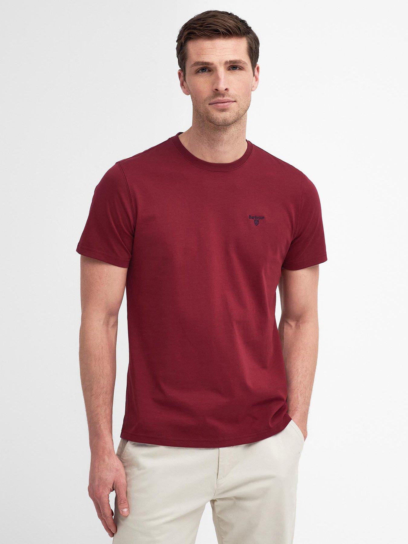 barbour-barbour-short-sleeve-essential-sports-t-shirt-redfront