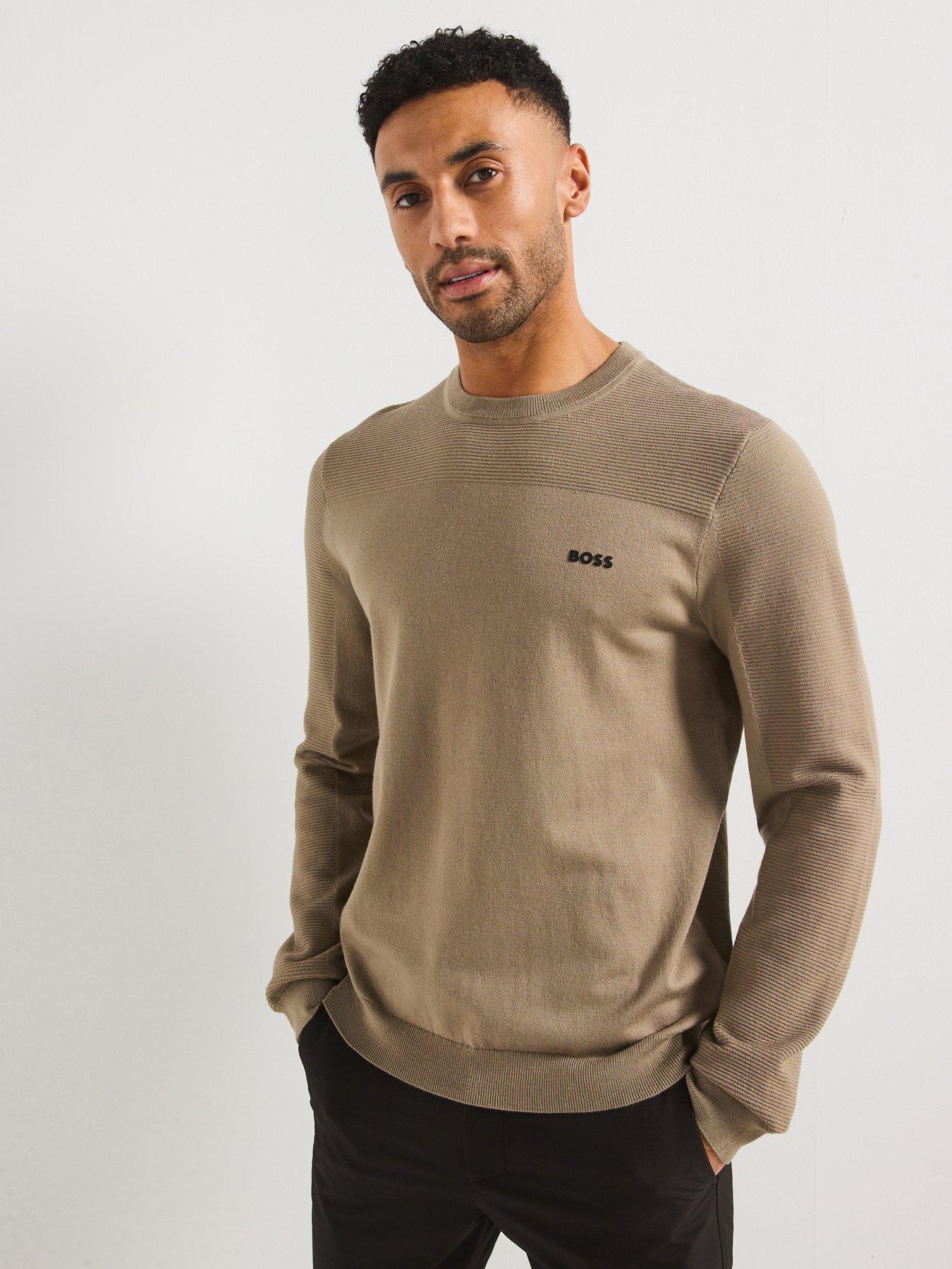 boss-momentum-x-merino-crew-knitted-jumper-khaki