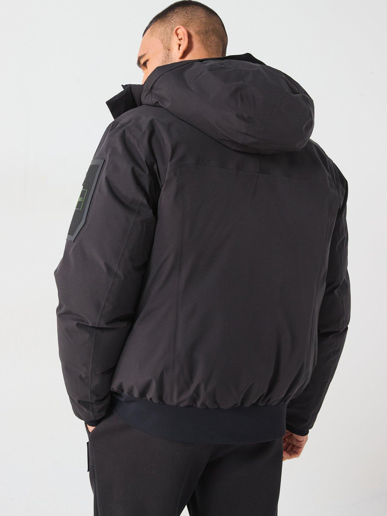 boss-j-bodo-hooded-bomber-coat-blackstillFront