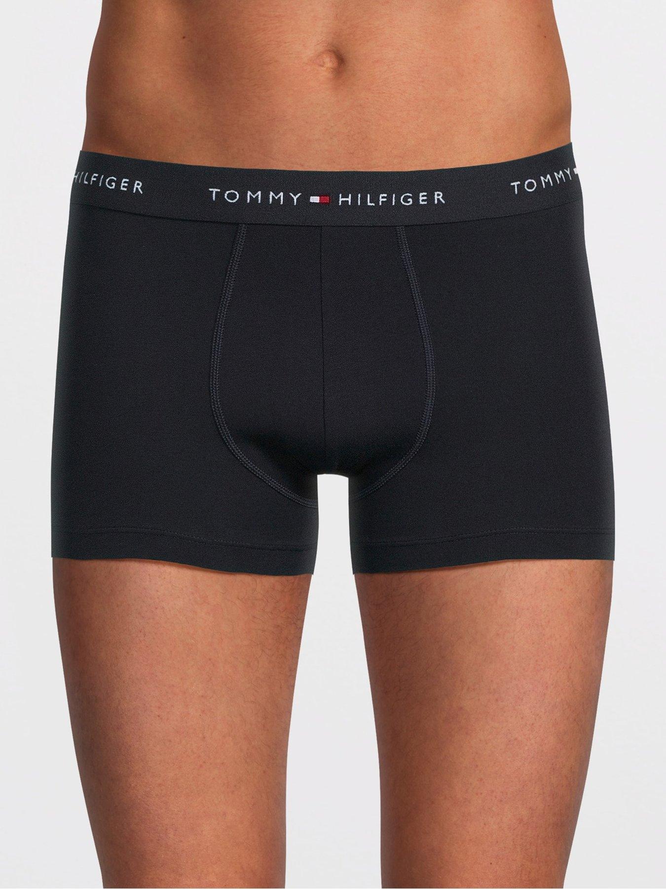 Image 2 of 4 of Tommy Hilfiger 3 Pack Signature Cotton Trunks - Brown