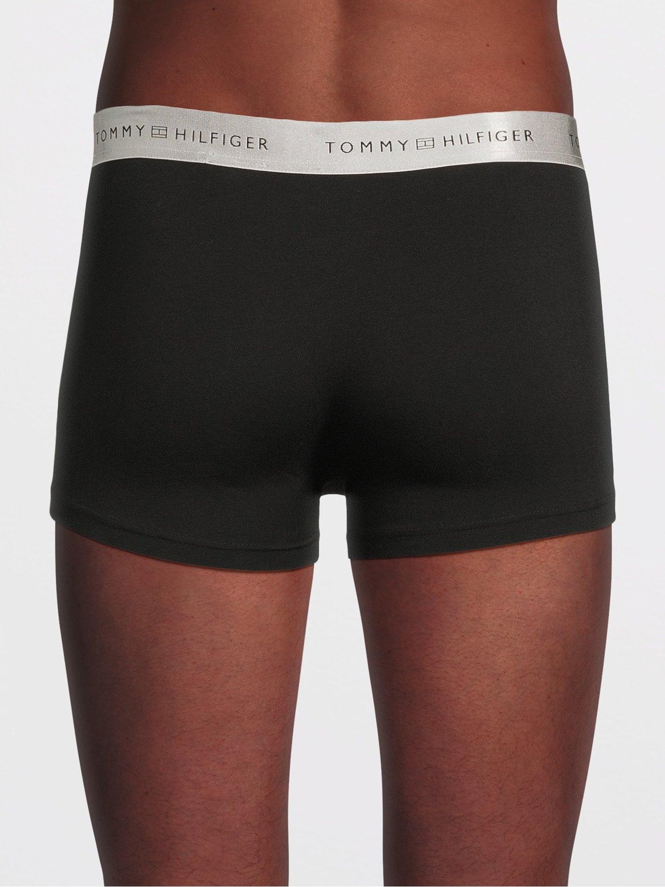 tommy-hilfiger-tommy-hilfiger-signature-cotton-essential-3-pack-trunks-blackback