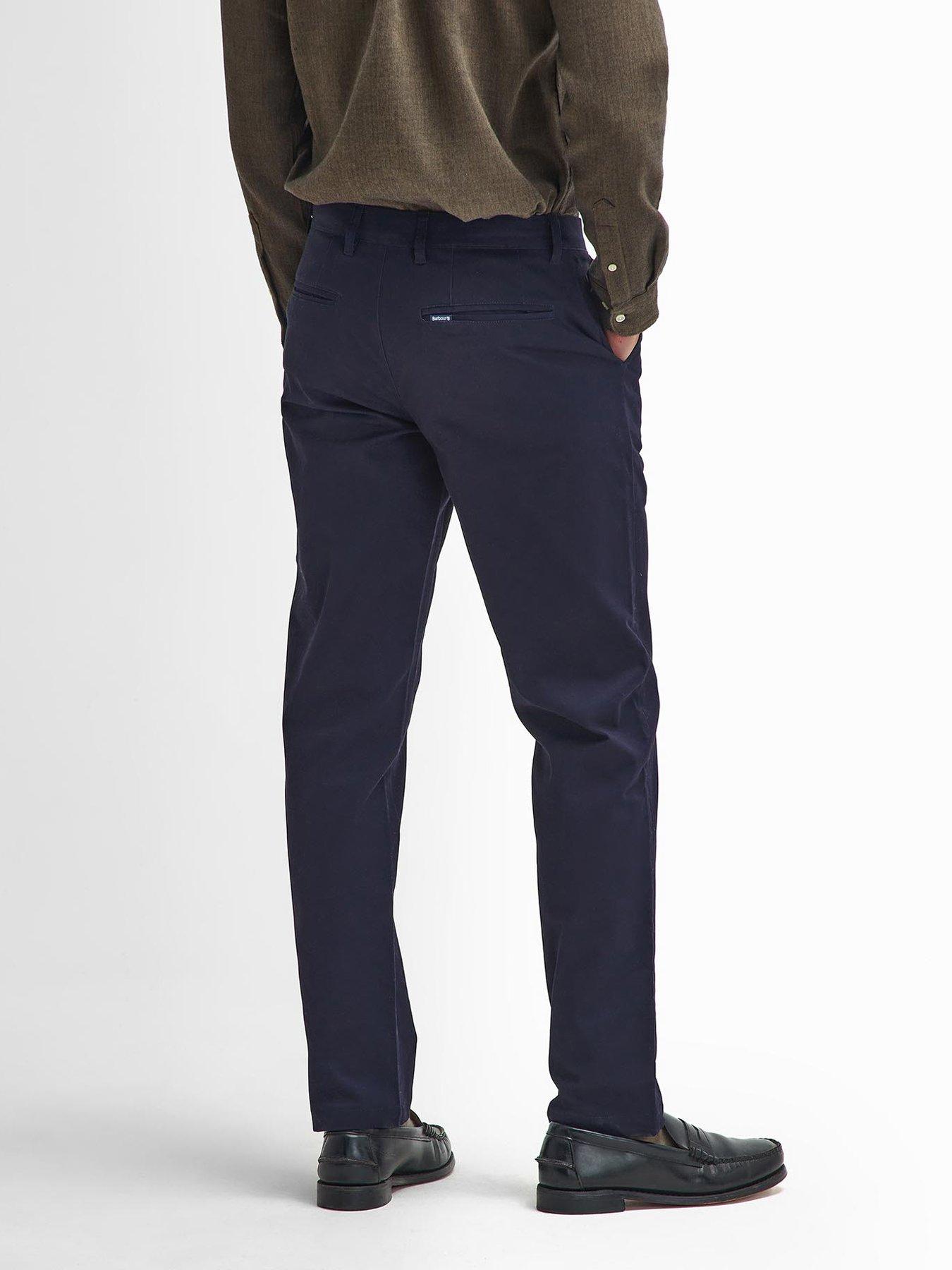 barbour-barbour-sueded-sateen-tailored-fit-trousers-navystillFront