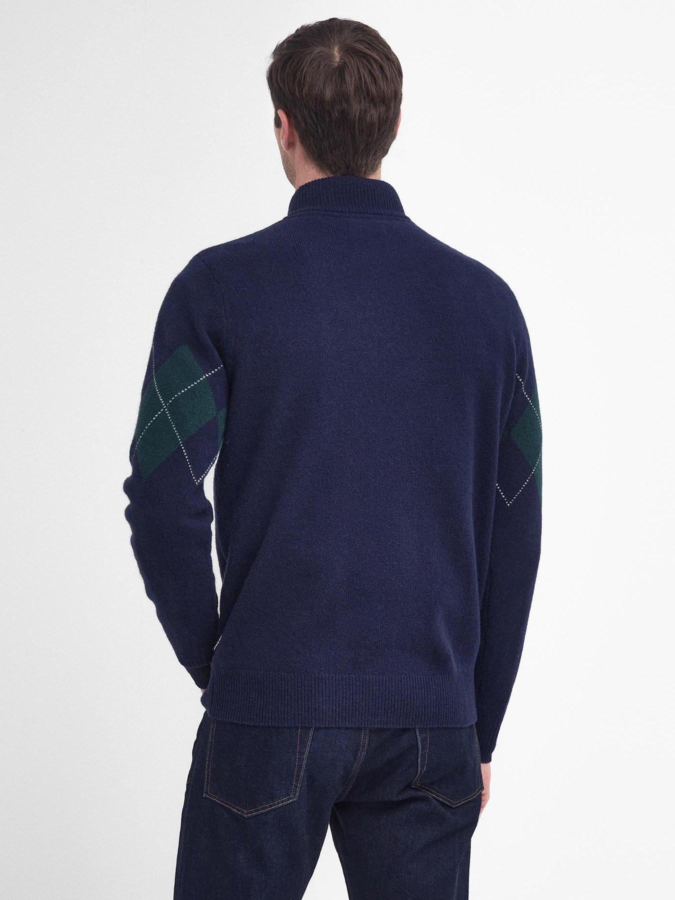 Image 2 of 6 of Barbour Barbour Hartfield Half Zip Knitted Jumper - Navy
