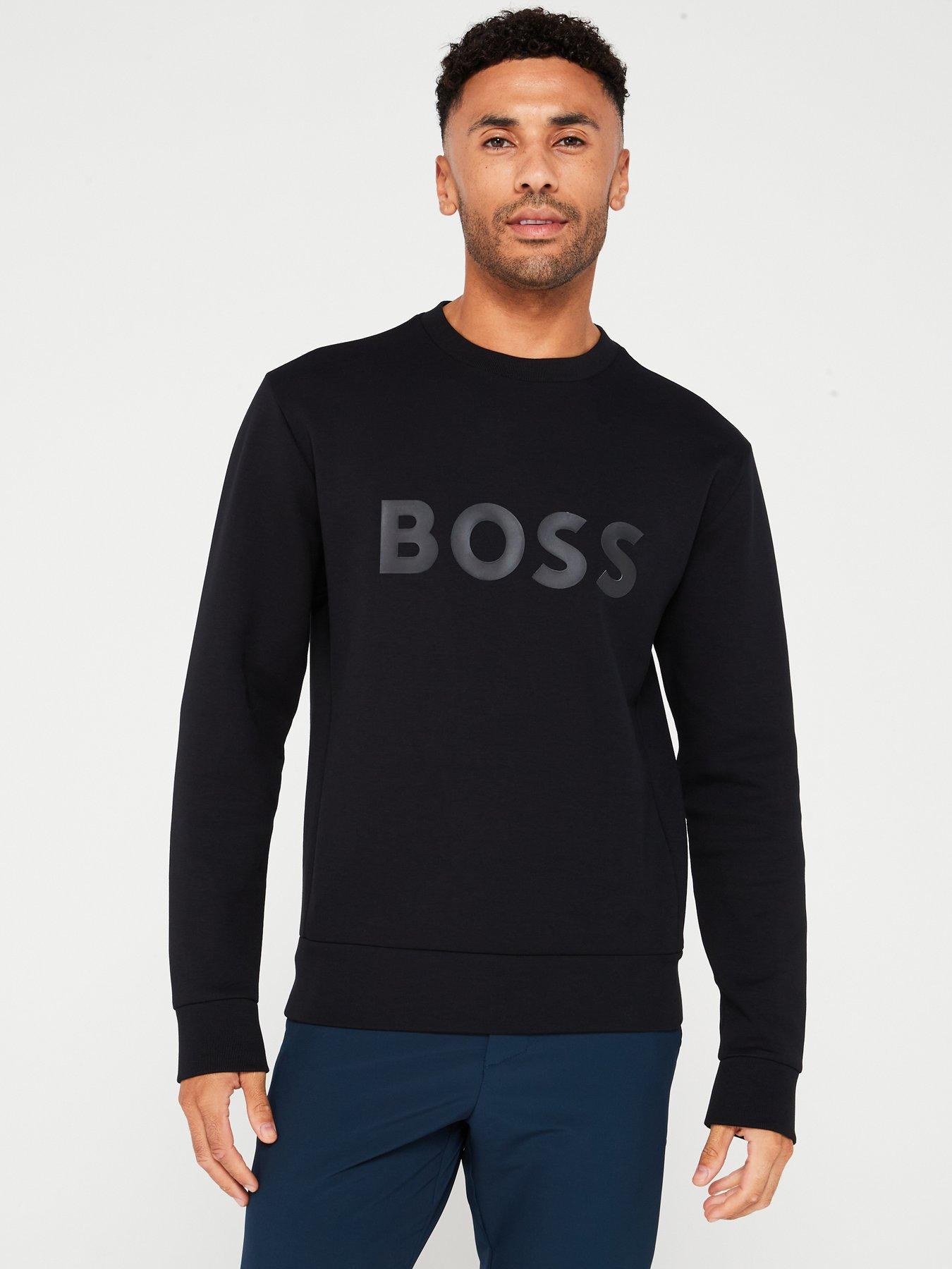 boss-boss-salbo-chest-logo-crew-sweat-blackfront