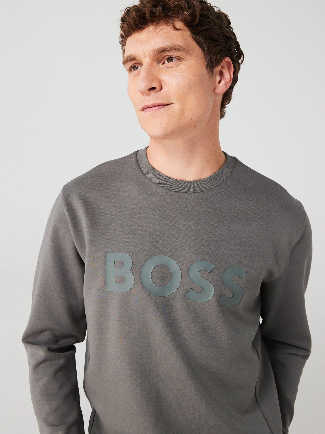 boss-salbo-chest-logo-crew-sweatshirt-greyoutfit