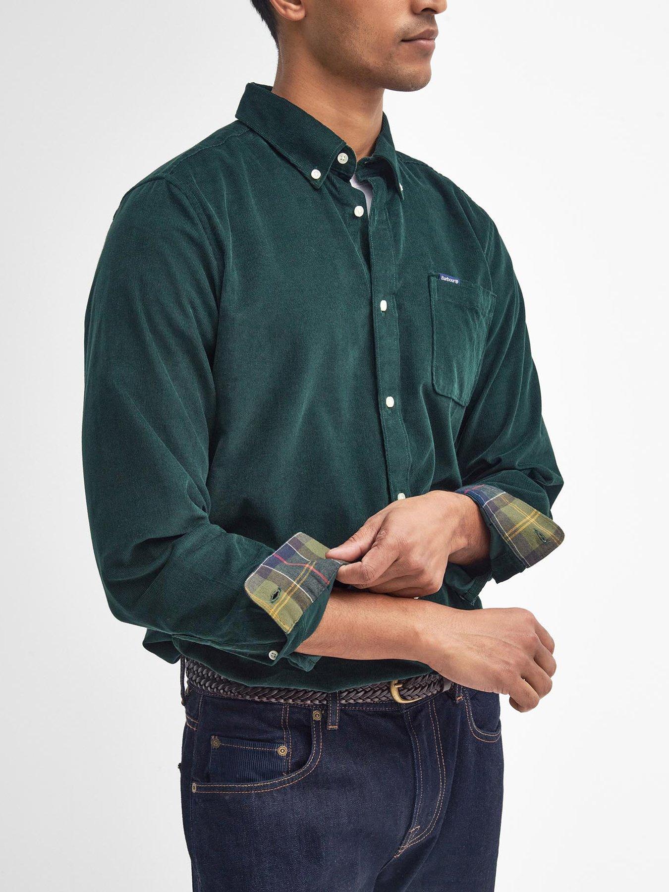 barbour-barbour-ramsey-long-sleeve-tailored-corduroy-shirt-dark-greenoutfit